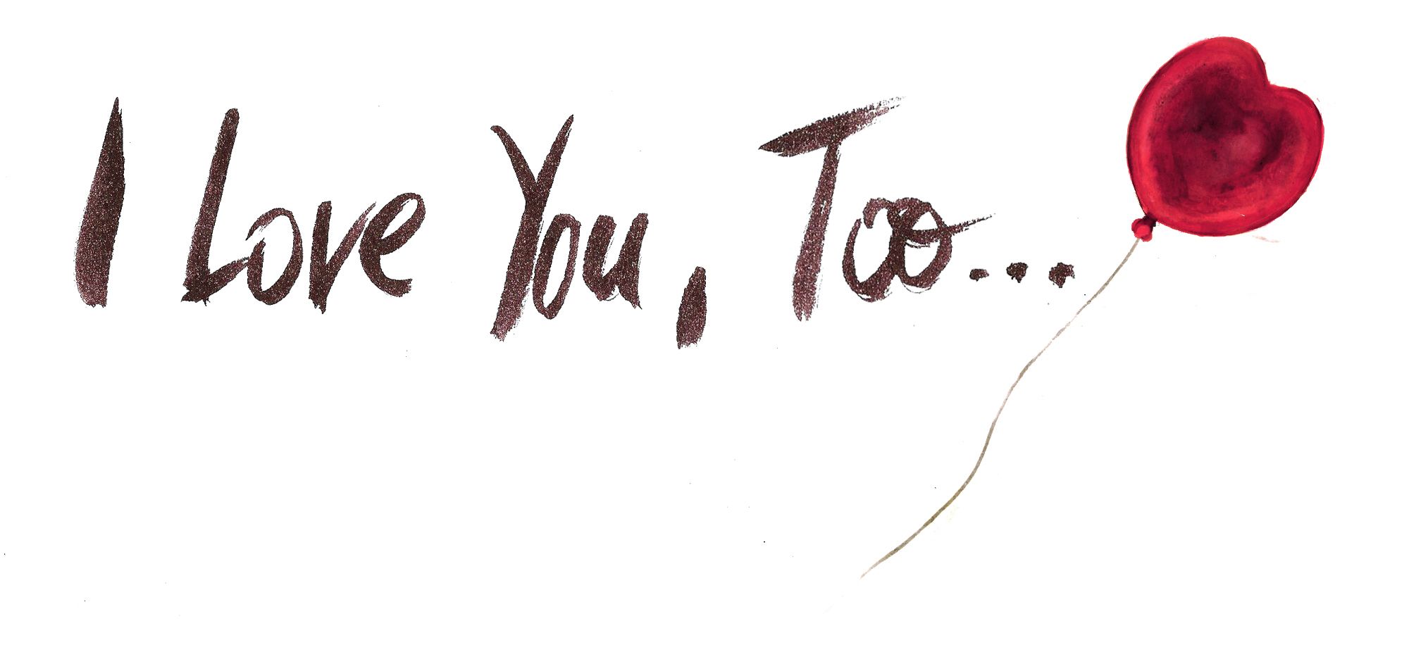 รูปI Love You Too PNG, ภาพI Love You TooPSD, ดาวน์โหลดฟรี | Pngtree