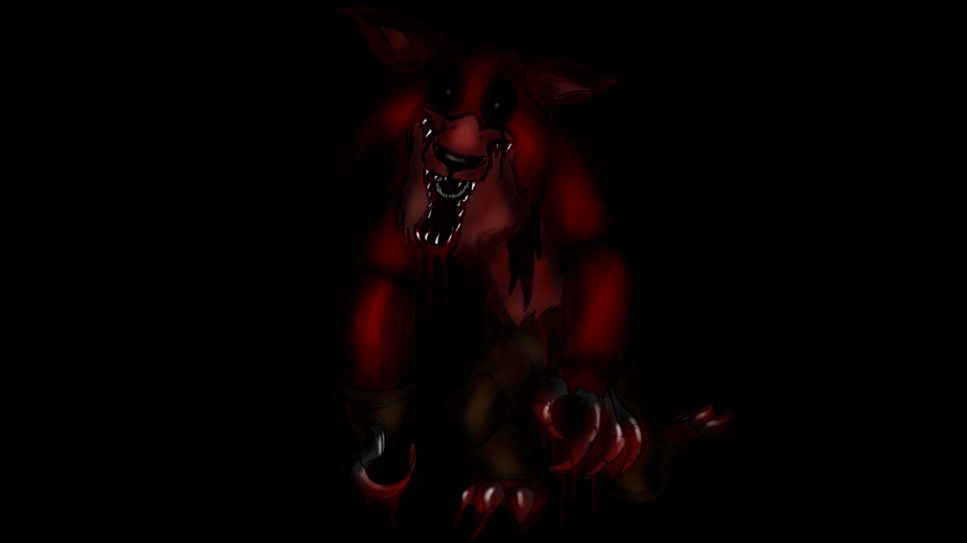 Free download Scary Foxy by Shimazun [1600x817] for your Desktop, Mobile & Tablet. Explore Scary FNAF Wallpaper. FNAF Nightmare Wallpaper, FNAF 1 Wallpaper, FNAF 4 Wallpaper