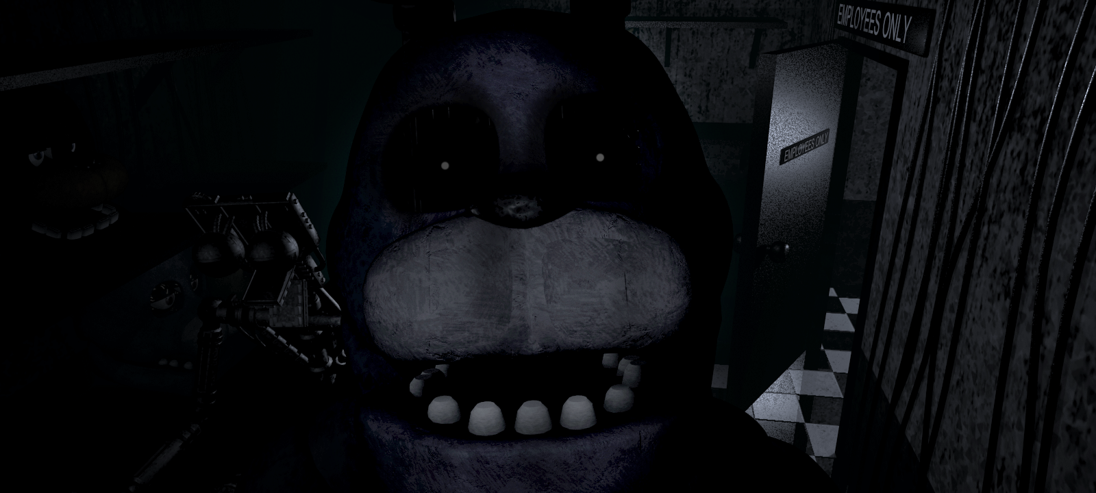 Free download creepy Five Nights at Freddys Photo 37637542 [1600x720] for your Desktop, Mobile & Tablet. Explore Scary FNAF Wallpaper. FNAF Nightmare Wallpaper, FNAF 1 Wallpaper, FNAF 4 Wallpaper