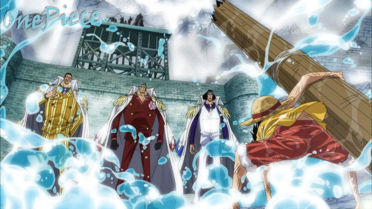 One Piece Marineford Arc HD Wallpaper