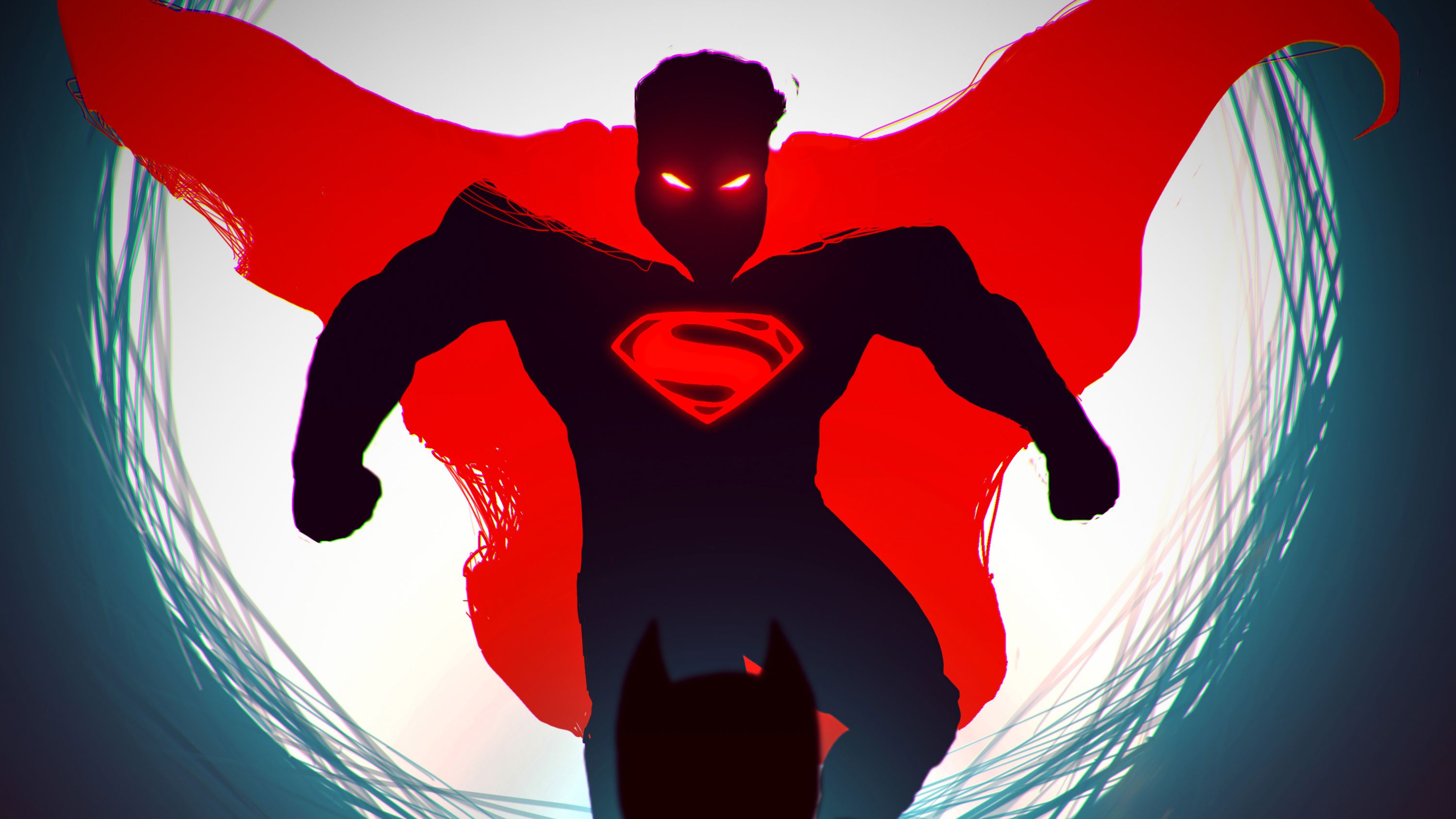 Superman Red Dark, HD Superheroes, 4k Wallpaper, Image, Background, Photo and Picture