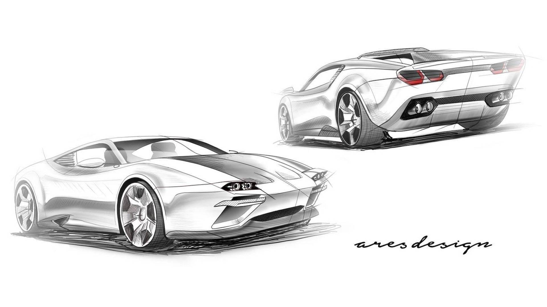 Huracan And De Tomaso Pantera Morph Into Ares Design Supercar