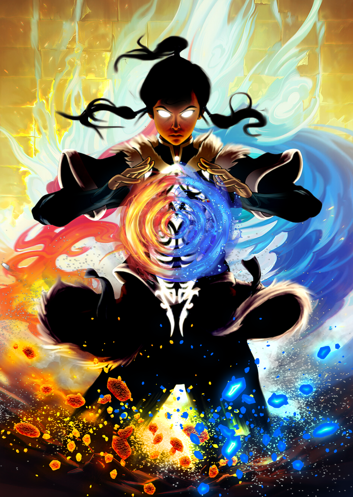 The Legend of Korra Poster Avatar State. Etsy. Avatar legend of aang, Avatar cartoon, Avatar the last airbender art