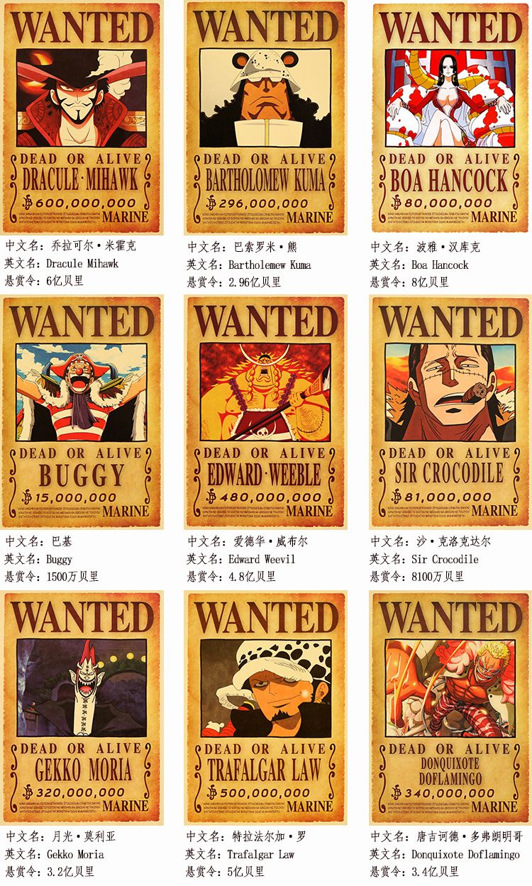 One Piece Wanted Wallpaper .teahub.io
