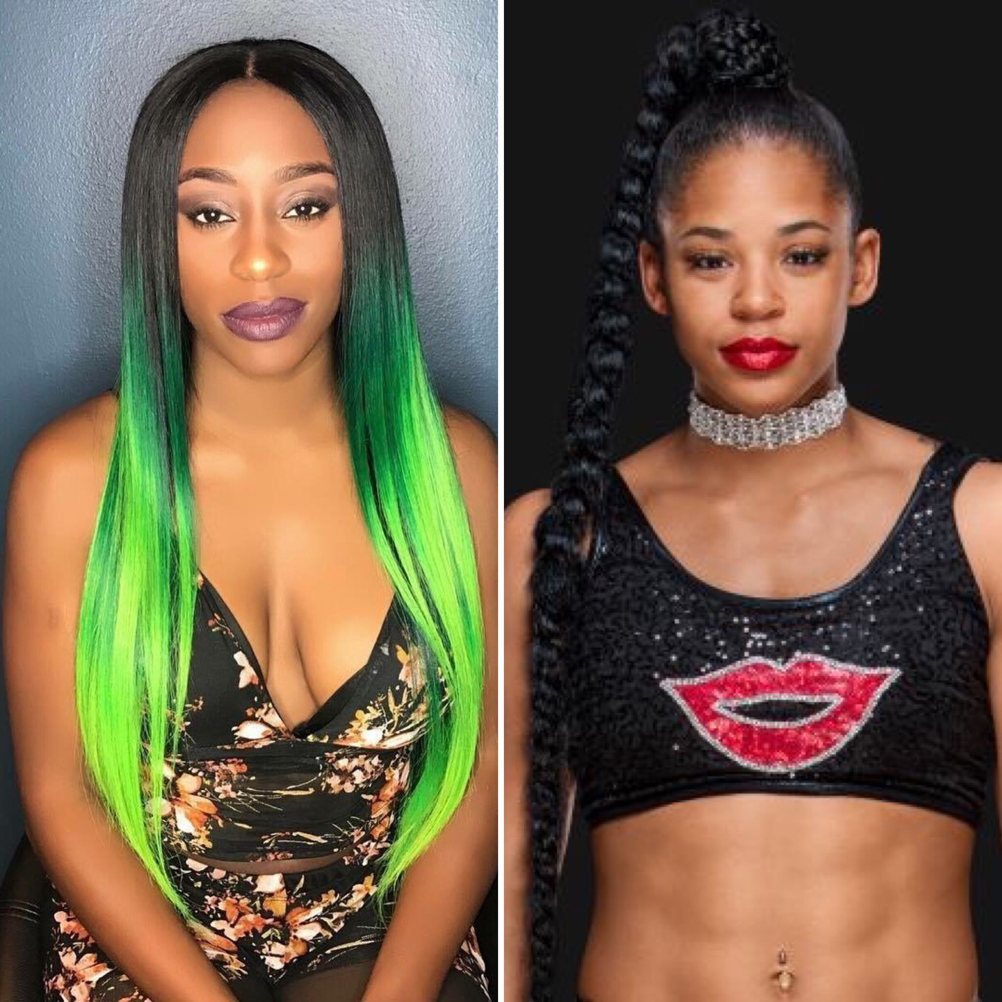 Bianca Belair & Naomi (Facebook). Wwe womens, Wwe divas, Women's wrestling