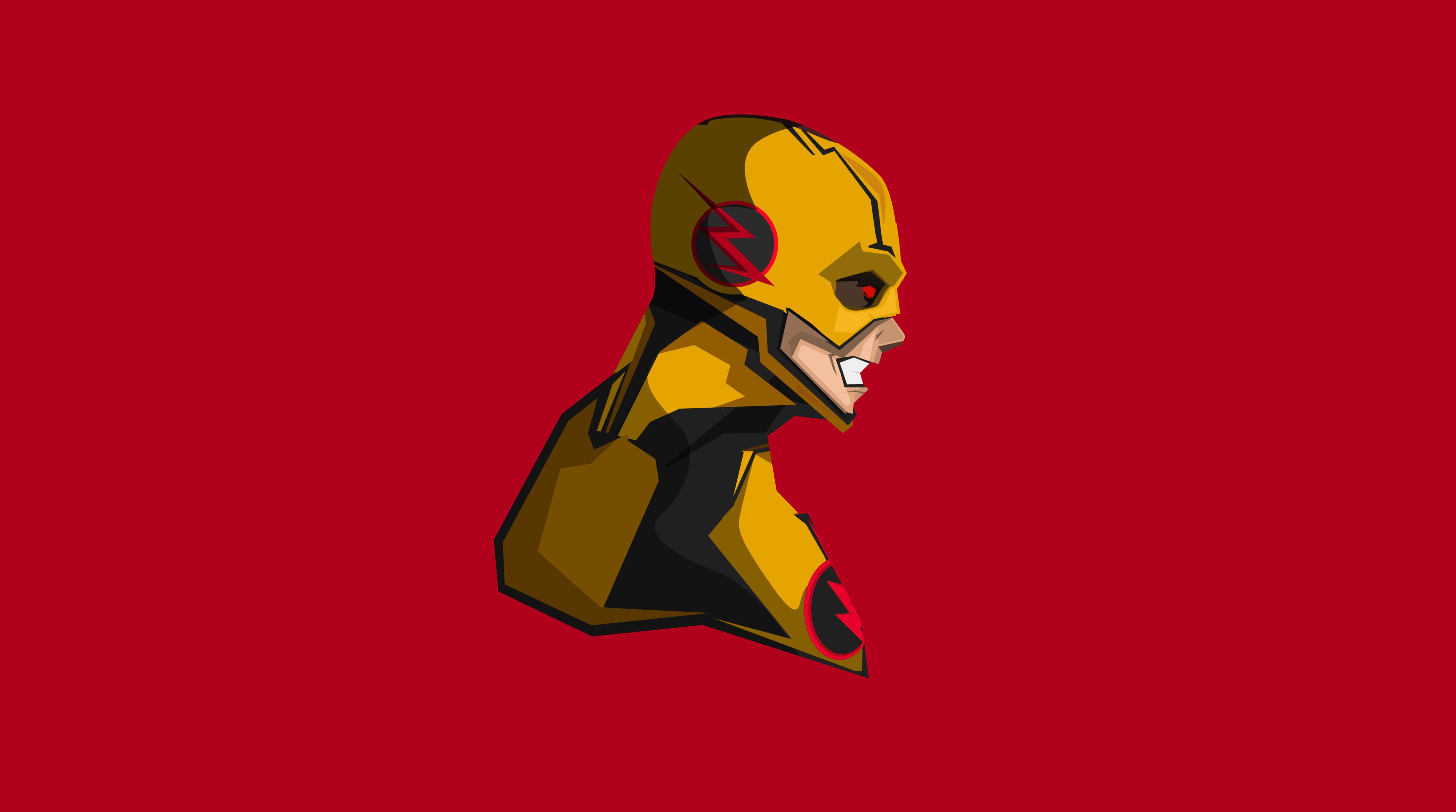 Reverse Flash 4K Minimalism, HD Superheroes, 4k Wallpaper, Image, Background, Photo and Picture
