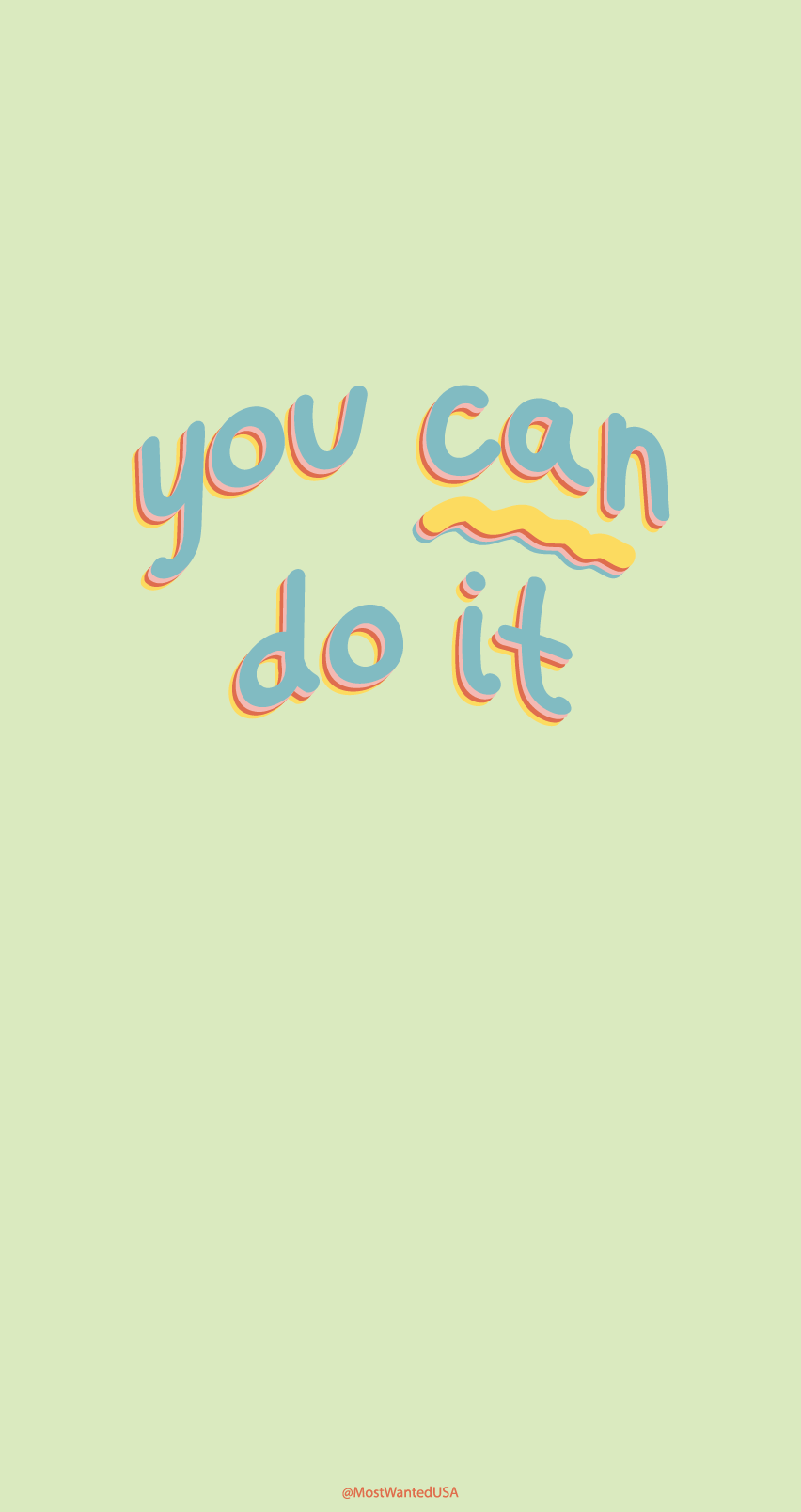 You can do it colorful and inspirational iphone background. Words wallpaper, iPhone background, Happy words