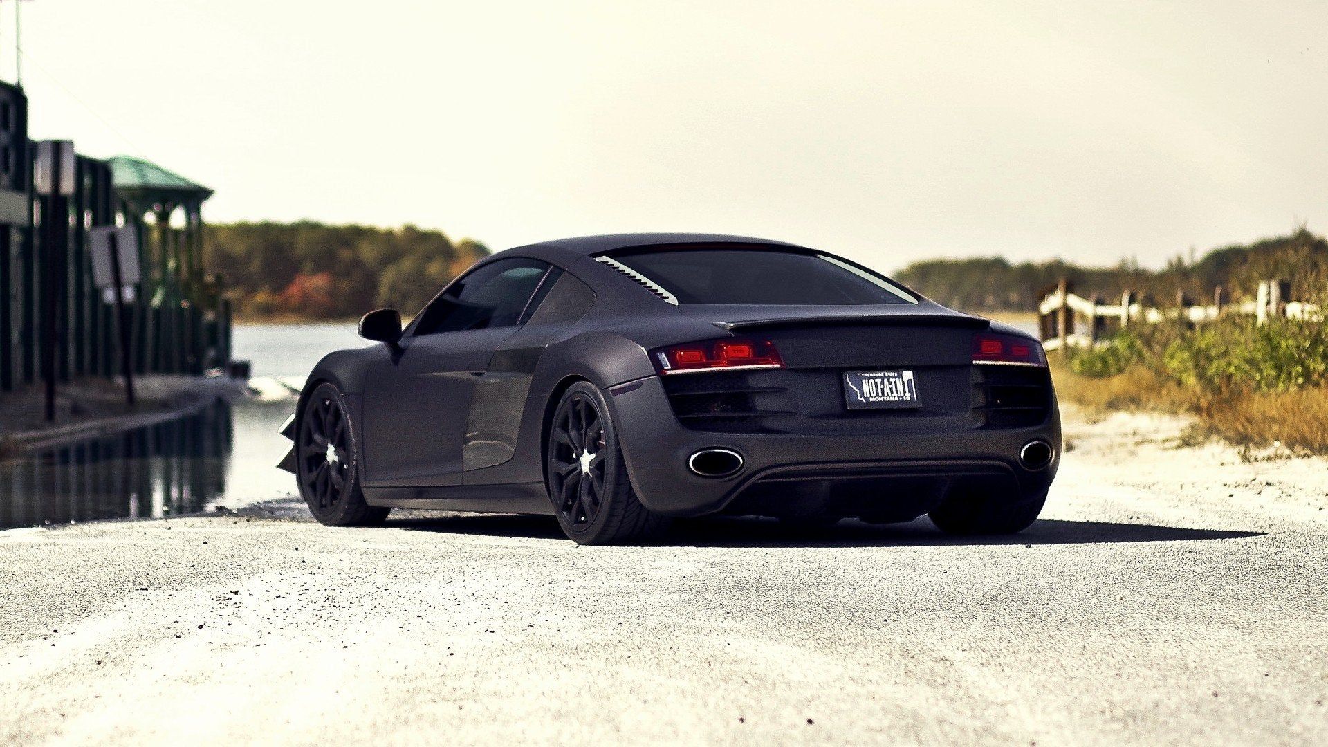 Blacked Out Audi R8 [1920x1080]
