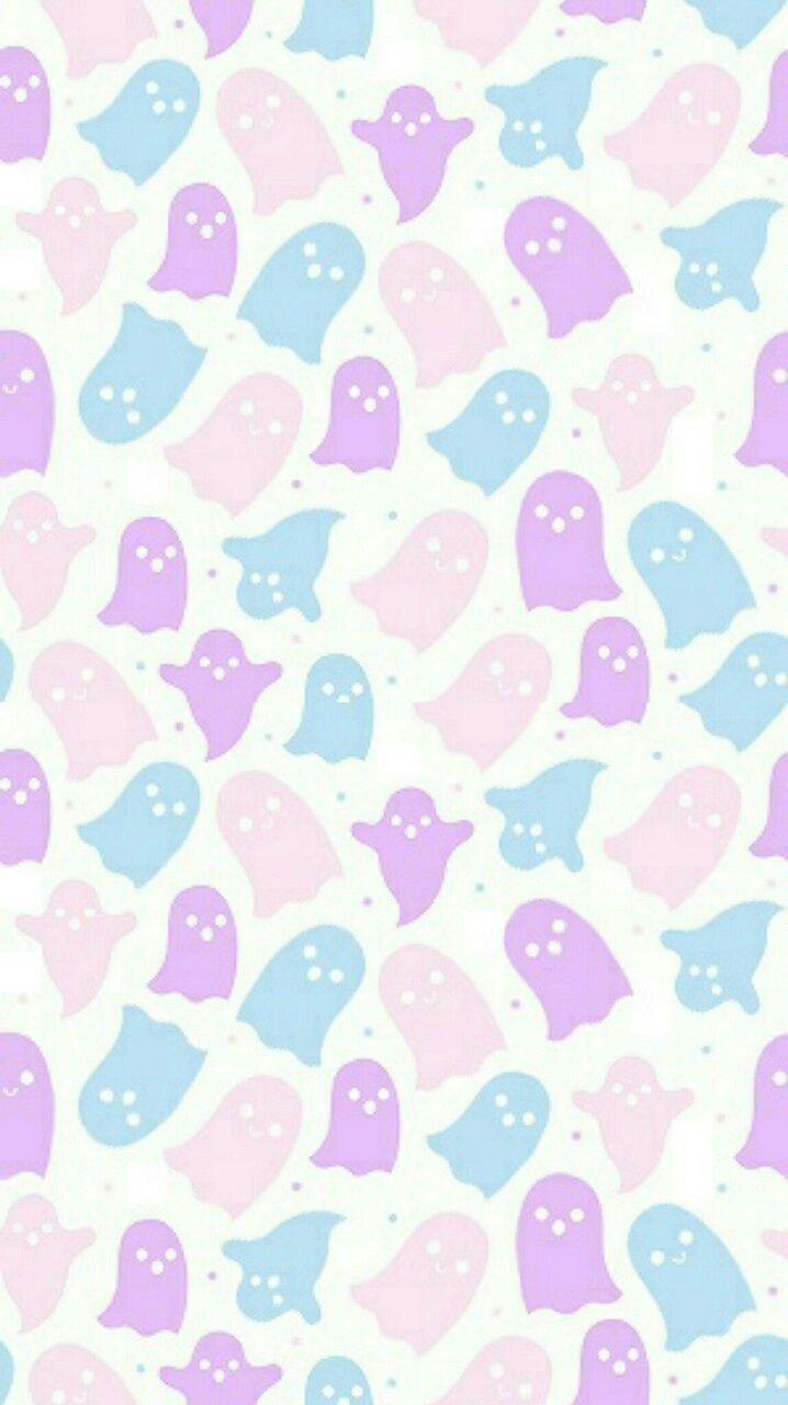 Pastel Halloween Fabric Wallpaper and Home Decor  Spoonflower
