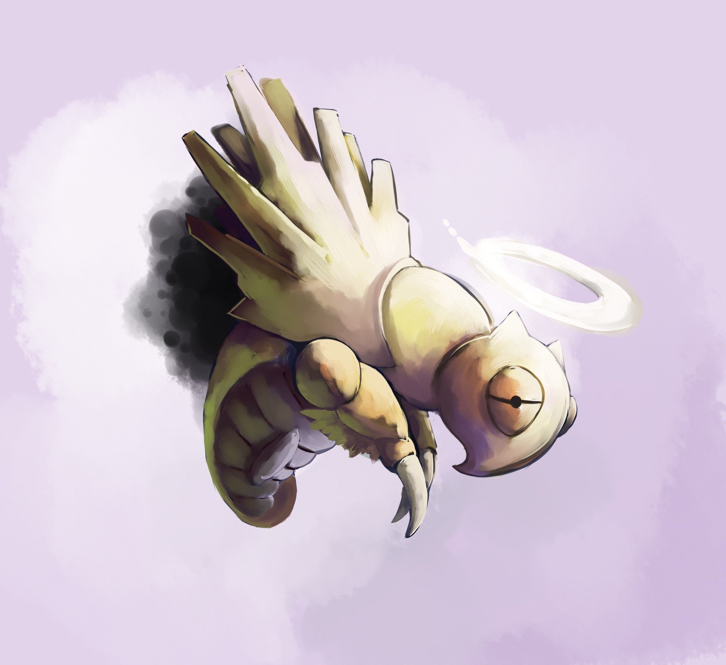 creepy pokemon insects dead simple background grey background shedinja 2400x2200 wallpaper High Quality Wallpaper, High Definition Wallpaper