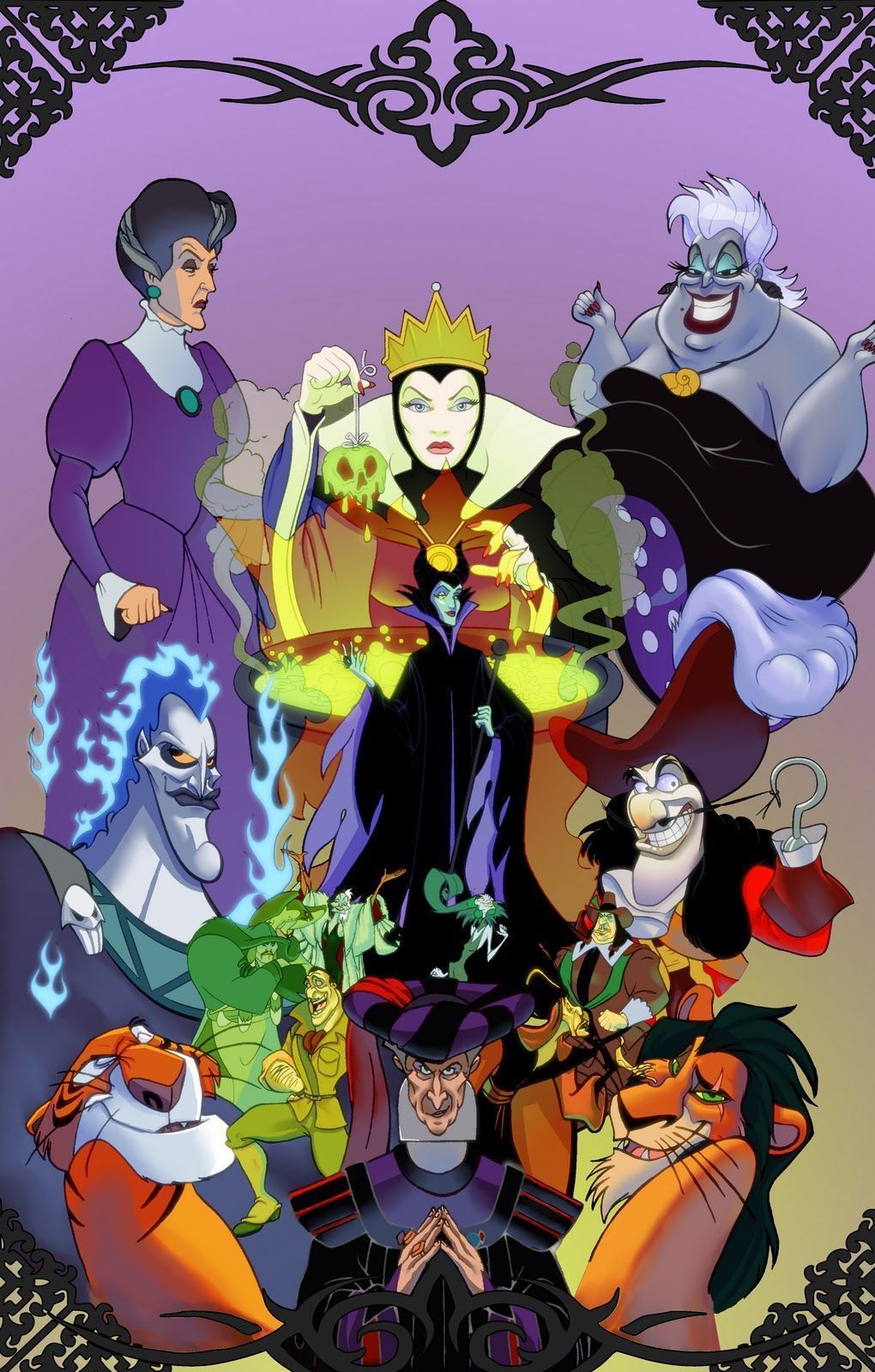 Disney Villains Wallpaper Free Disney Villains Background