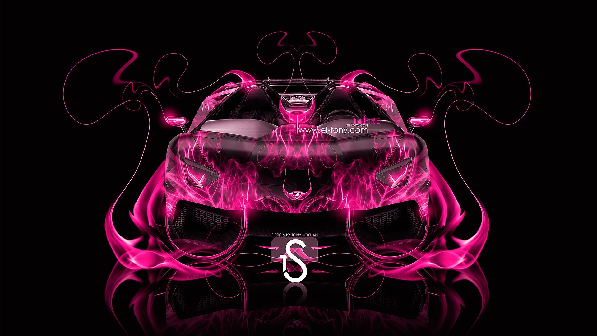 Lamborghini Aventador J Fire Car 2013 El Tony