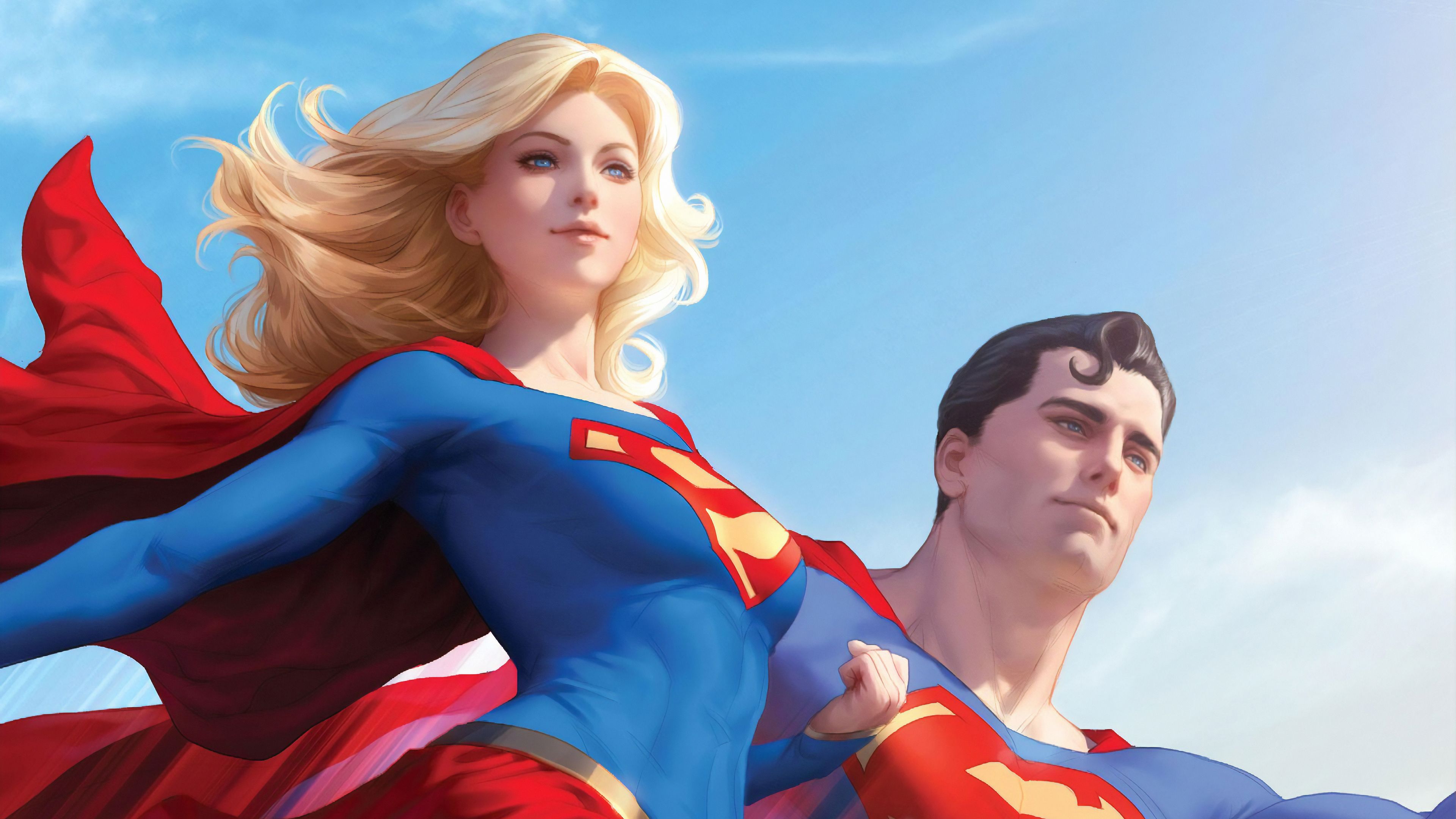 Superman And Supergirl 4k, HD Superheroes, 4k Wallpaper, Image, Background, Photo and Picture