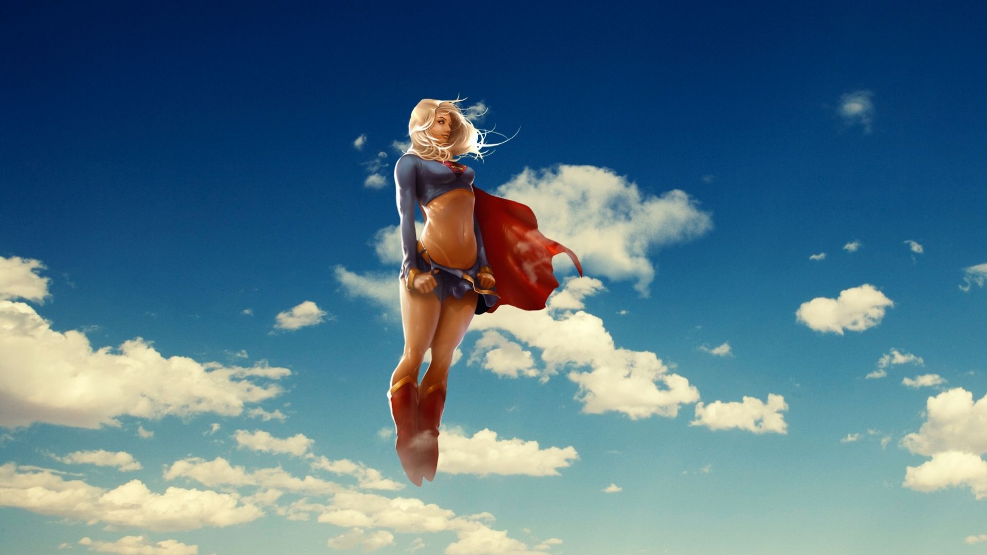 Supergirl superman comics women wallpaperx1080