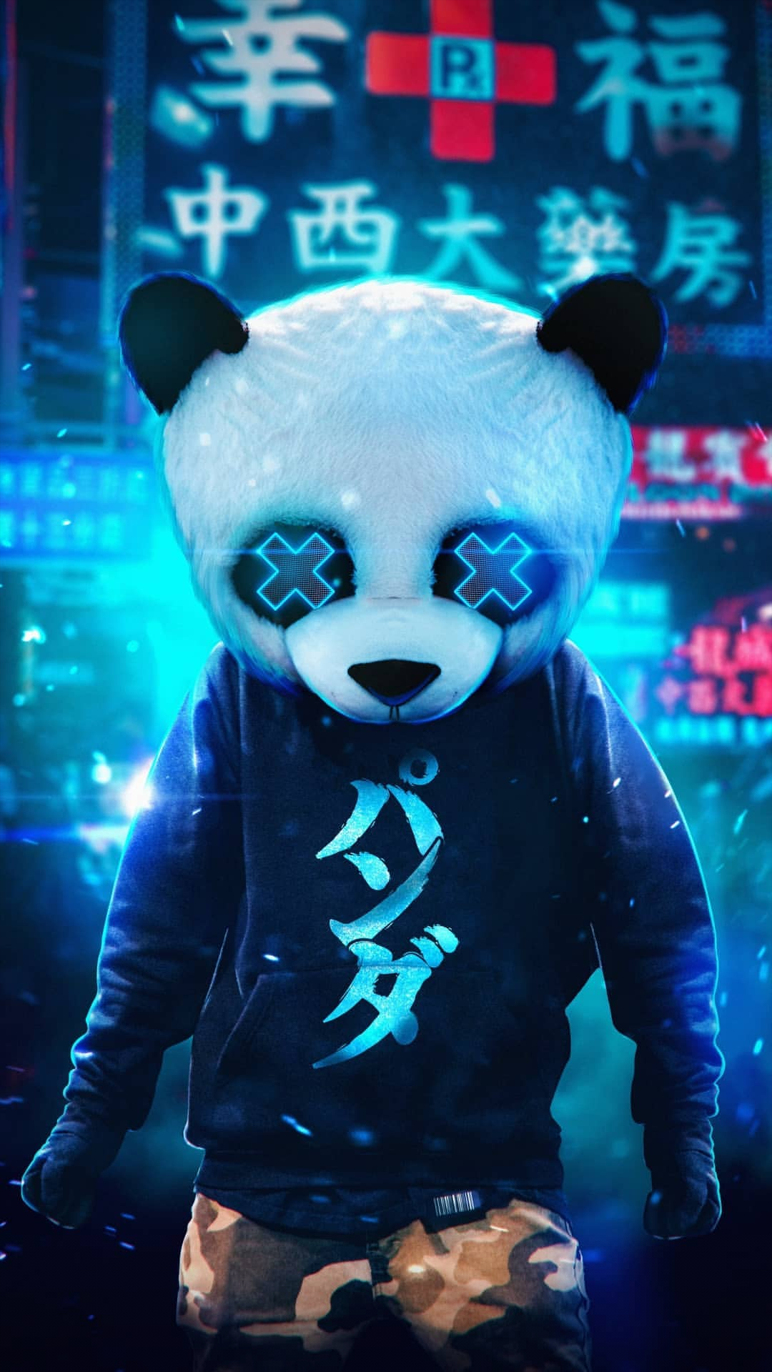 Cute panda wallpaperco.com