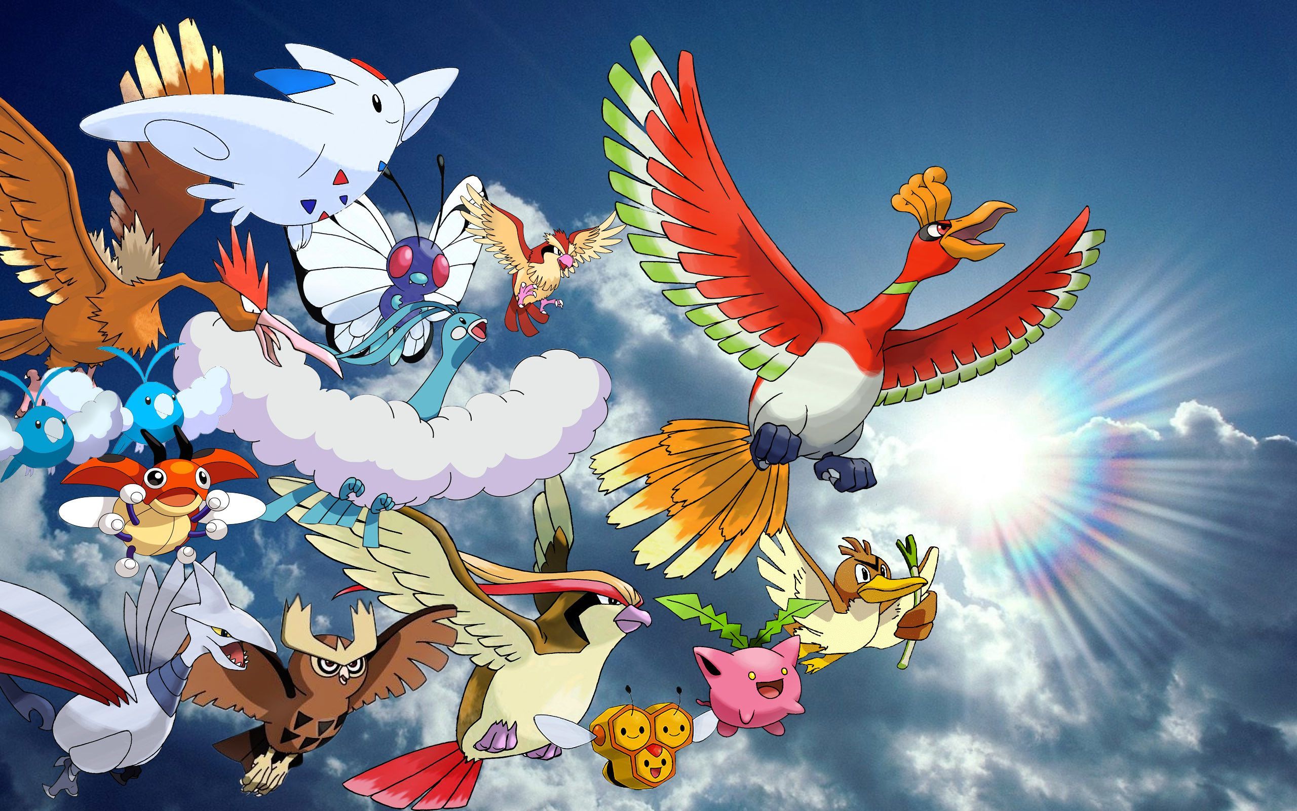 Flying Type Pokémon Wallpaper Free Flying Type Pokémon Background