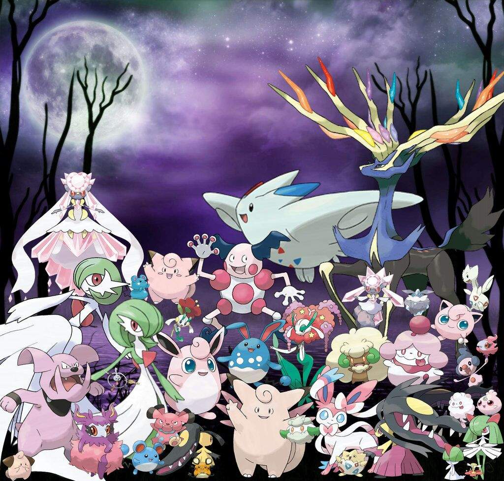 Fairy type pokemon wallpaper. Pokémon Amino