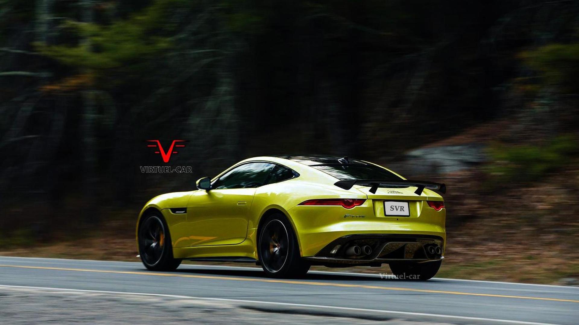 Jaguar F Type SVR Renders Shows What To Expect From The Bhp Coupe