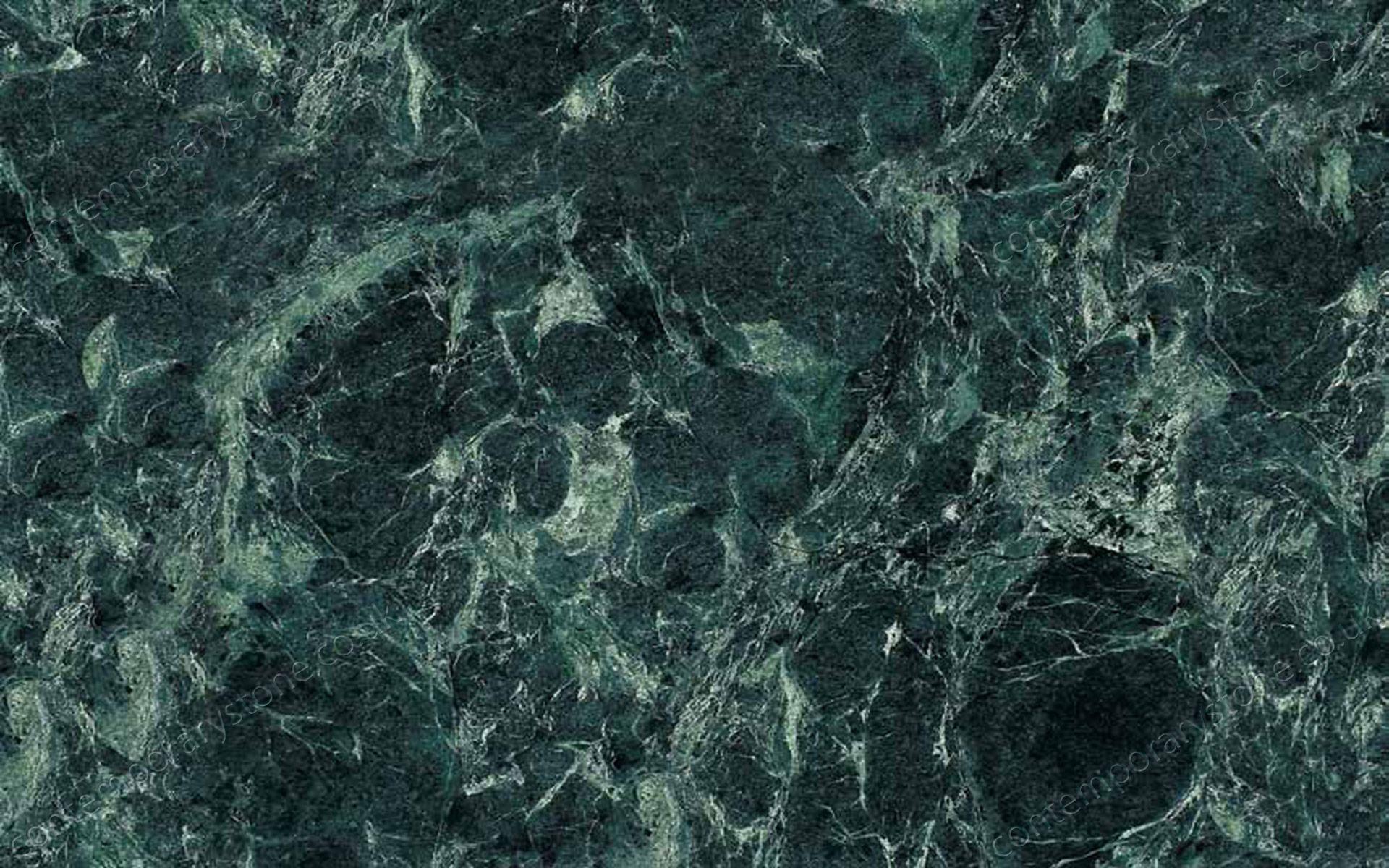 Marble Wallpaper Dark Green