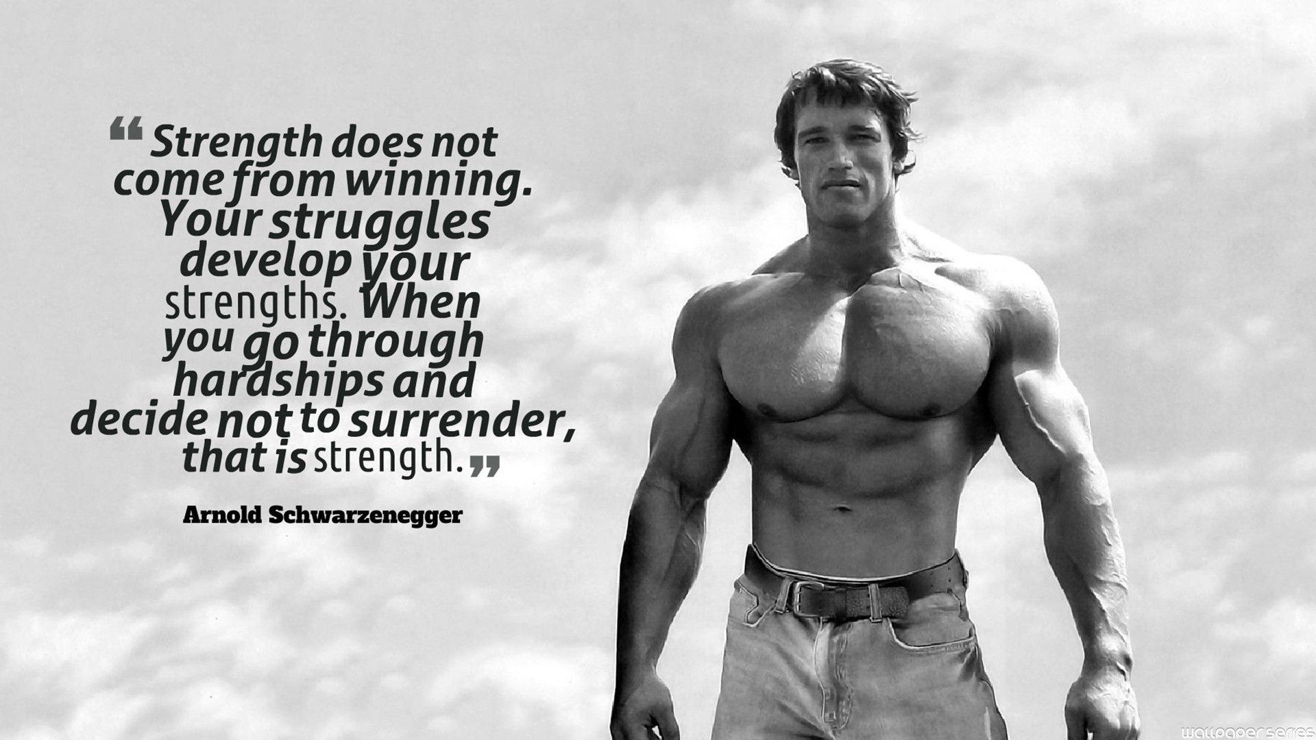 Arnold Schwarzenegger Wallpaper Quotes HD Wallpaper