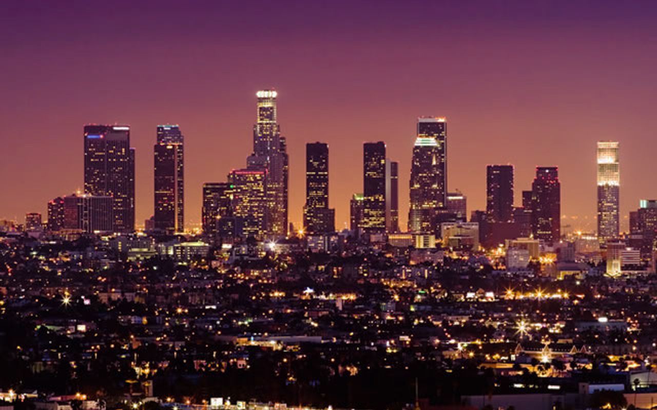 43 Los Angeles Skyline Wallpaper  WallpaperSafari