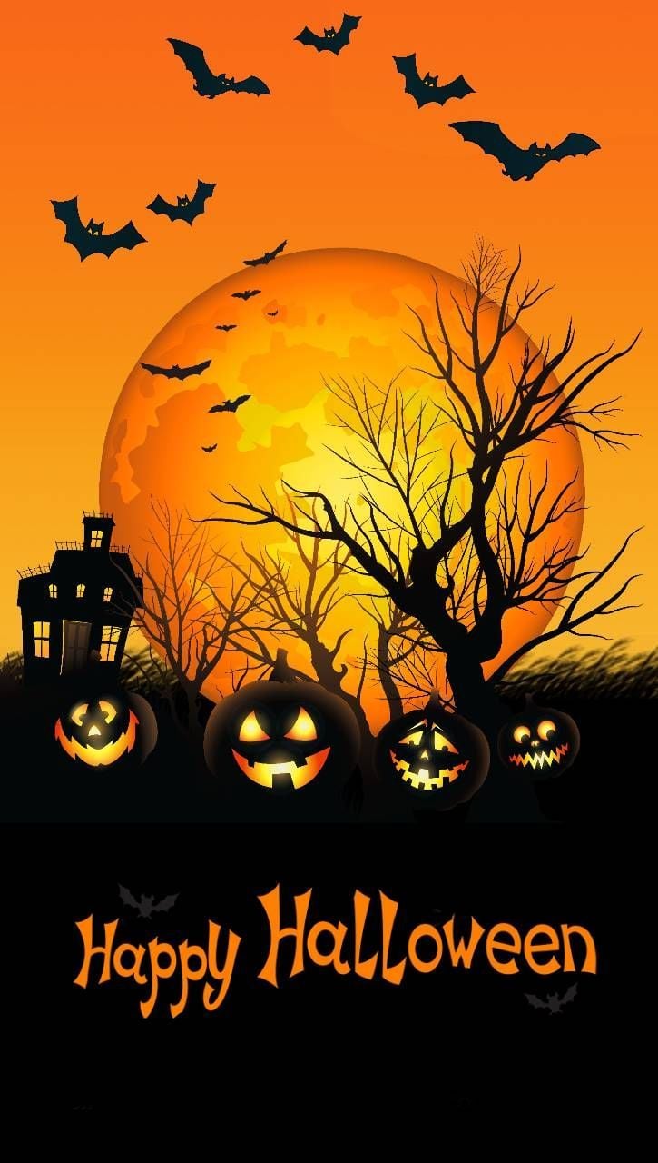 Download Halloween Wallpaper by Nupsukka now. Browse millions of popular bat. Halloween image, Halloween wallpaper iphone, Halloween canvas