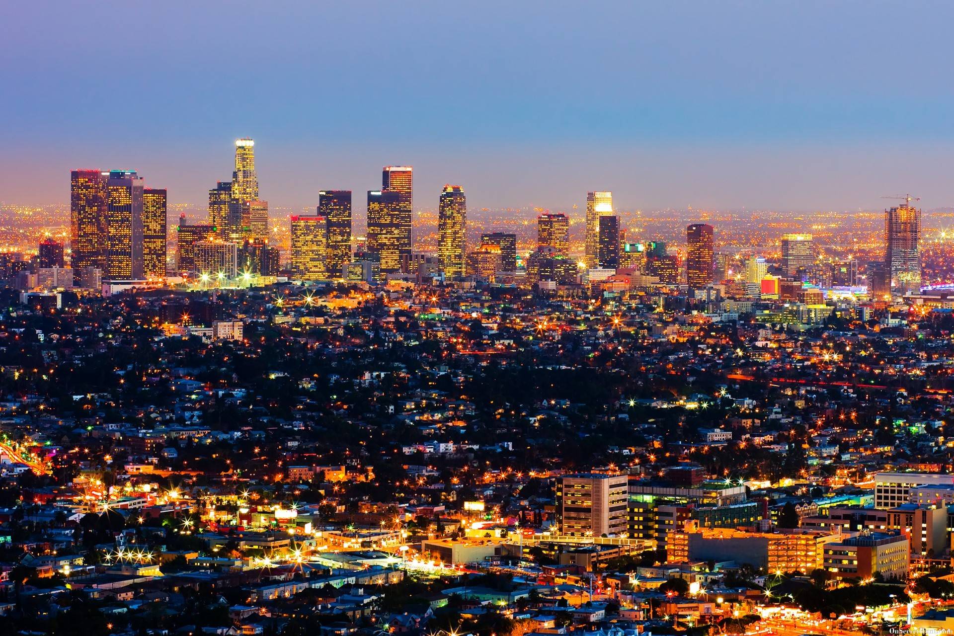 Los Angeles Skyline Wallpaper Free Los Angeles Skyline Background