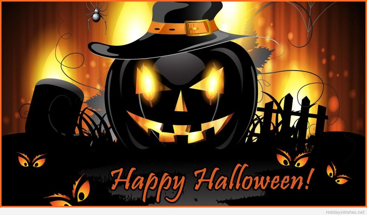 Happy Halloween image to share on Facebook