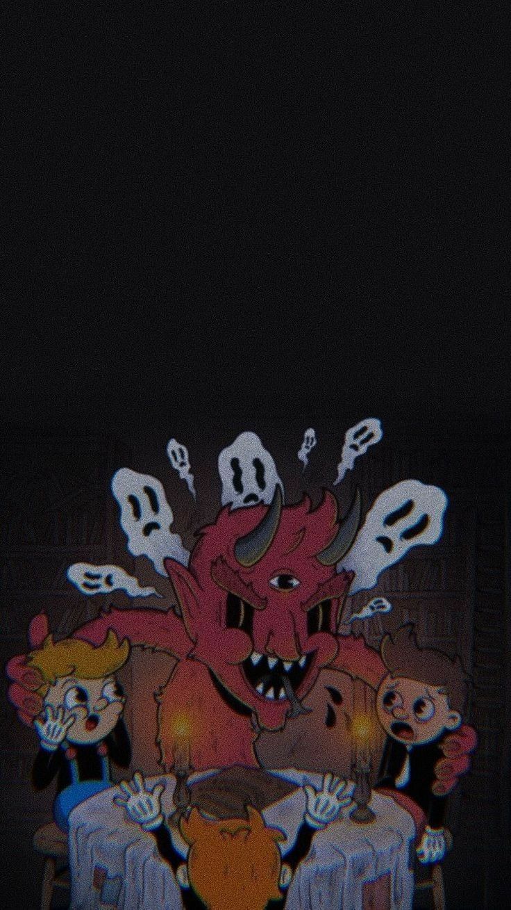 Halloween Vintage Cartoon Wallpapers - Wallpaper Cave