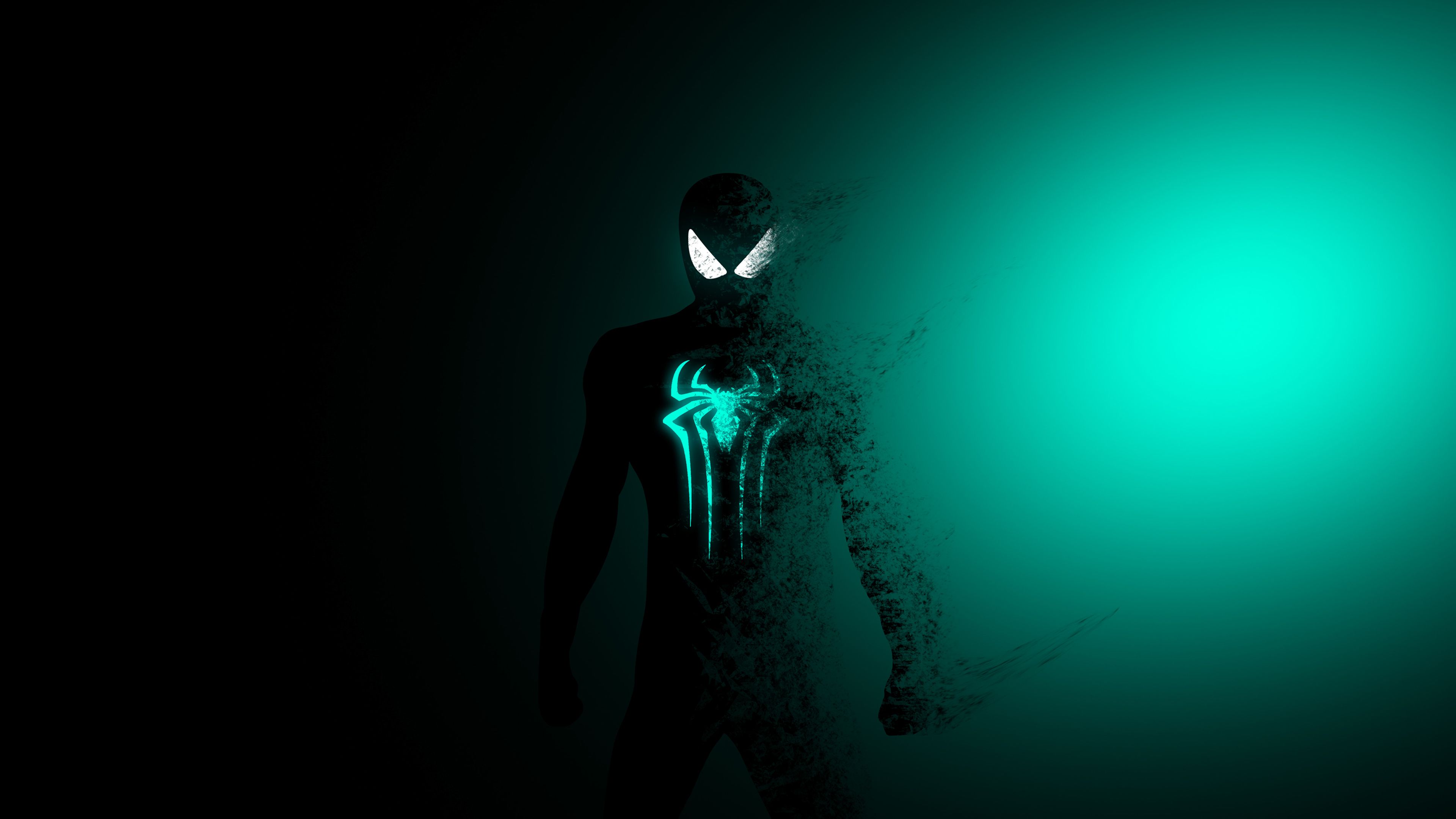 Spiderman Green Burning 4k, HD Superheroes, 4k Wallpaper, Image, Background, Photo and Picture