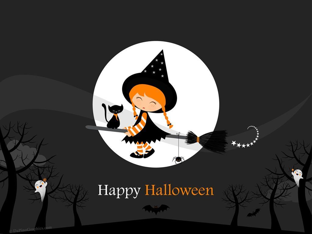 Halloween Witch Background Vector Art & Graphics | freevector.com