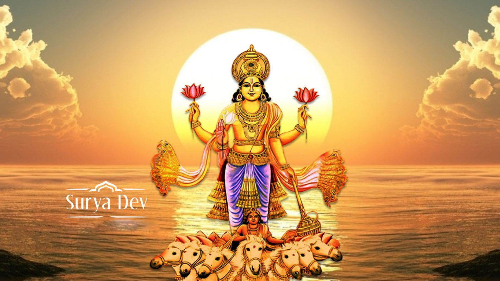 Surya Dev Image 1366×768. Hindu Gods and Goddesses
