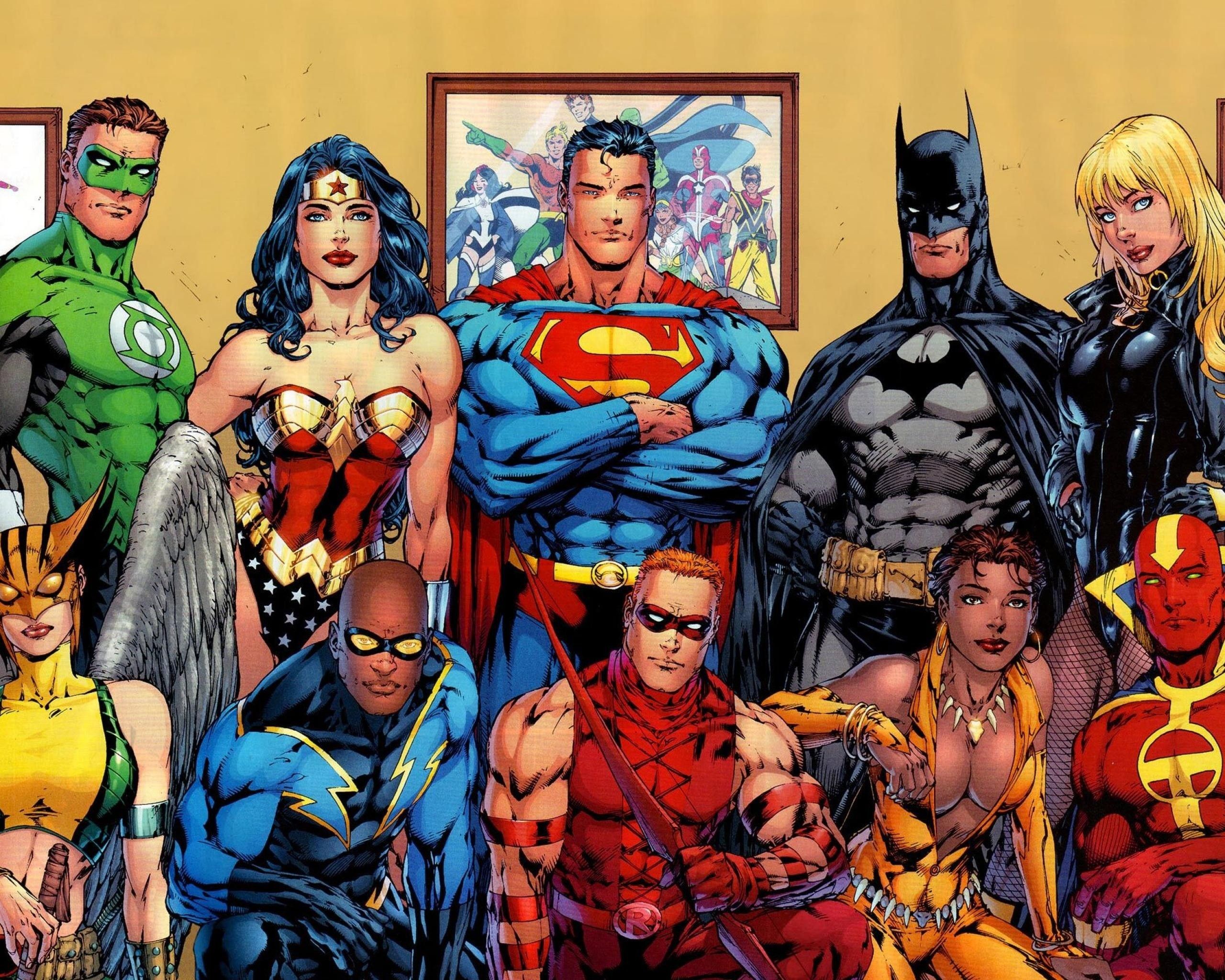Green Lantern, Batman, DC Comics, Superman, superheroes, heroes :: Wallpape...