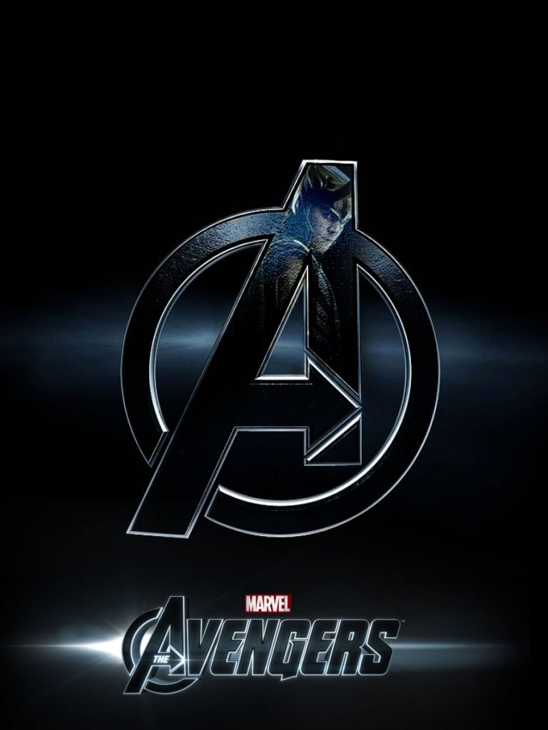 The Avengers Logo's Wallpaper by LaughterNotIncluded on DeviantArt