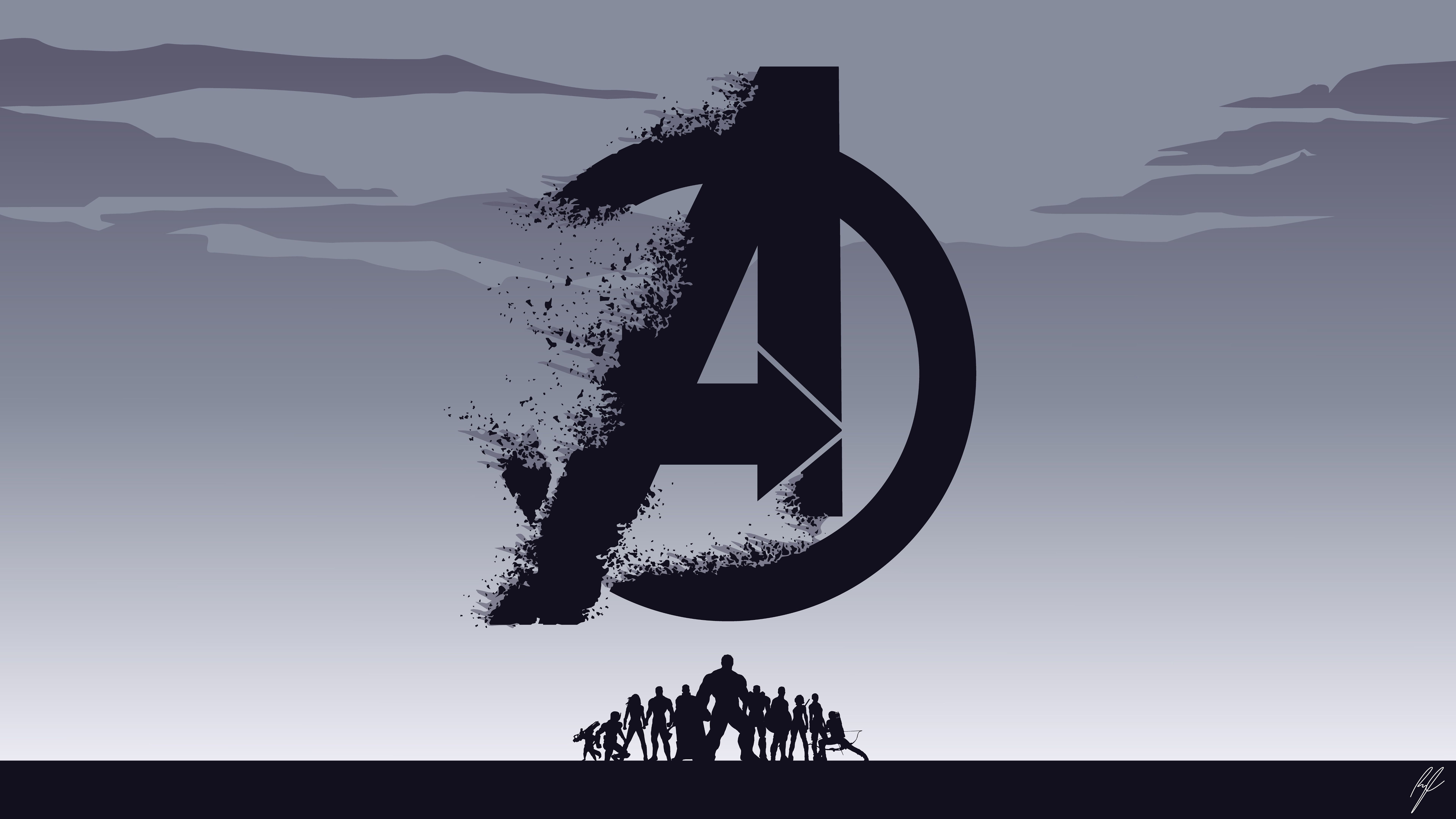 Avenger Logo Wallpaper