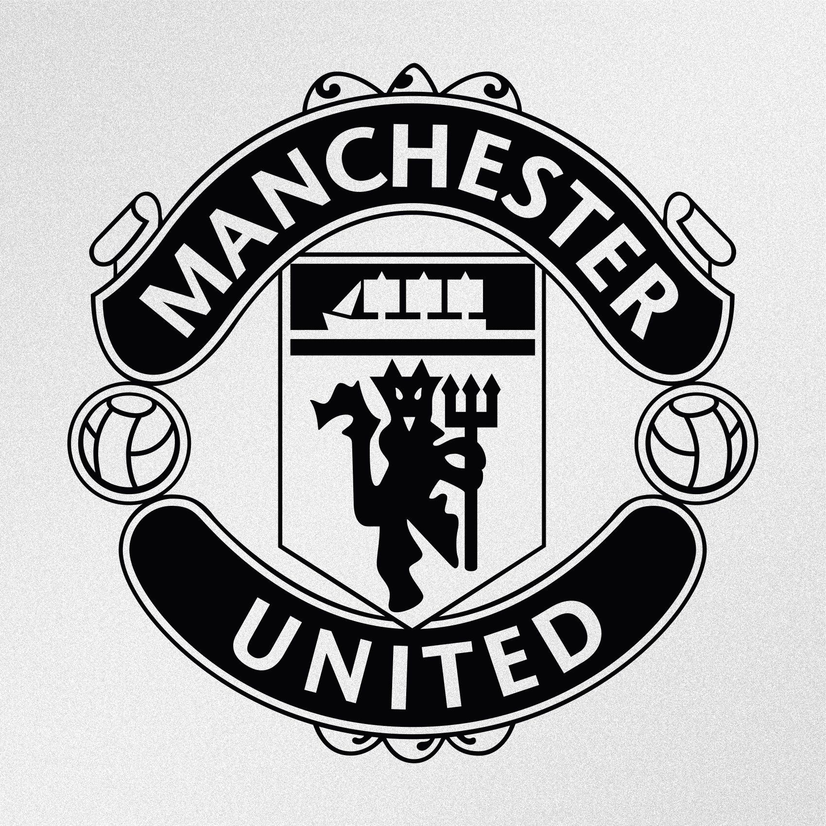 Manchester United Logo Vinyl Decal Sticker. Manchester united logo, Manchester logo, Manchester united