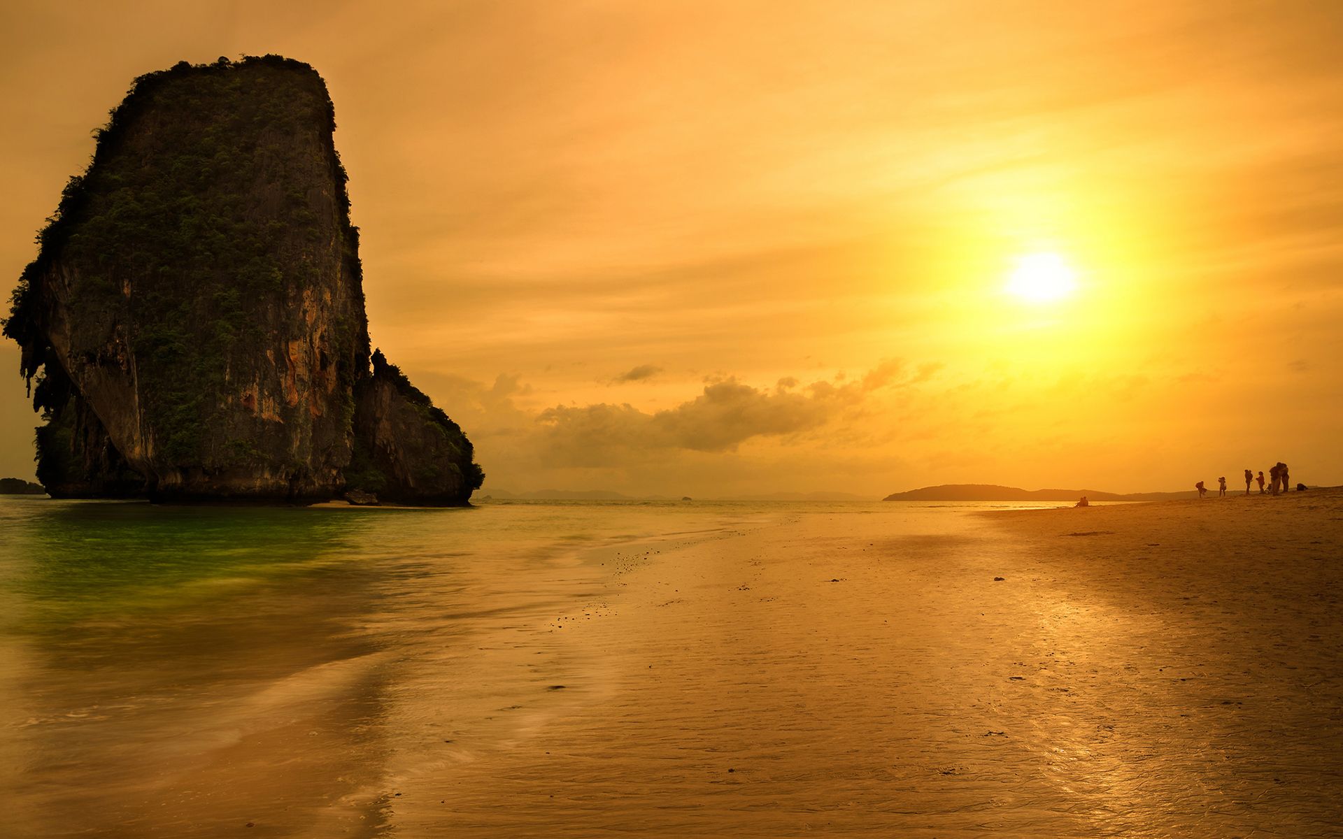 beach wallpaper sunset beach wallpaper thailand krabi wallpaper 977 - Thailand Beach Wallpaper