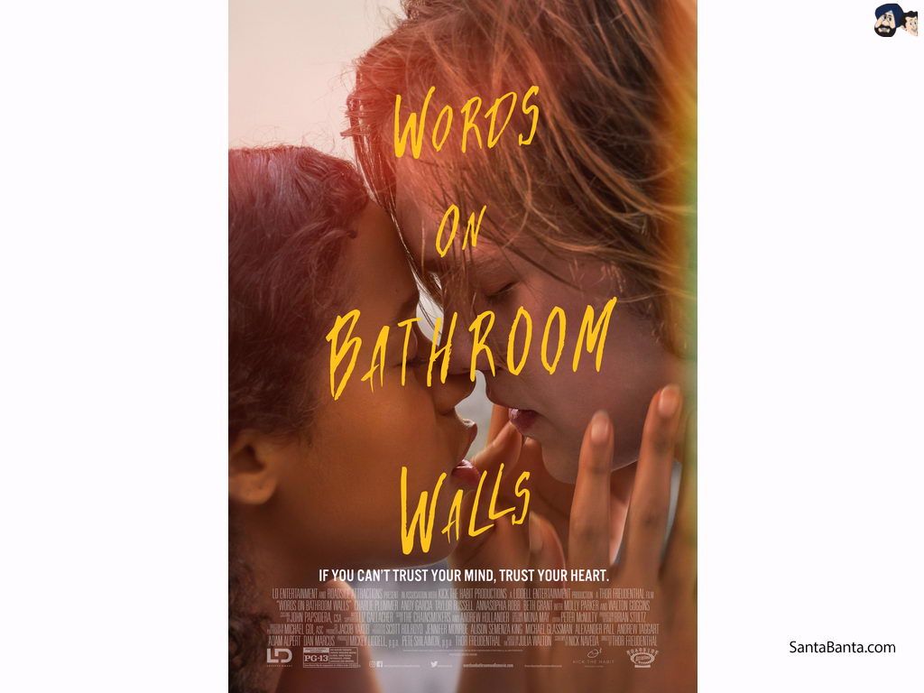 Words on Bathroom Walls Movie Wallpaper