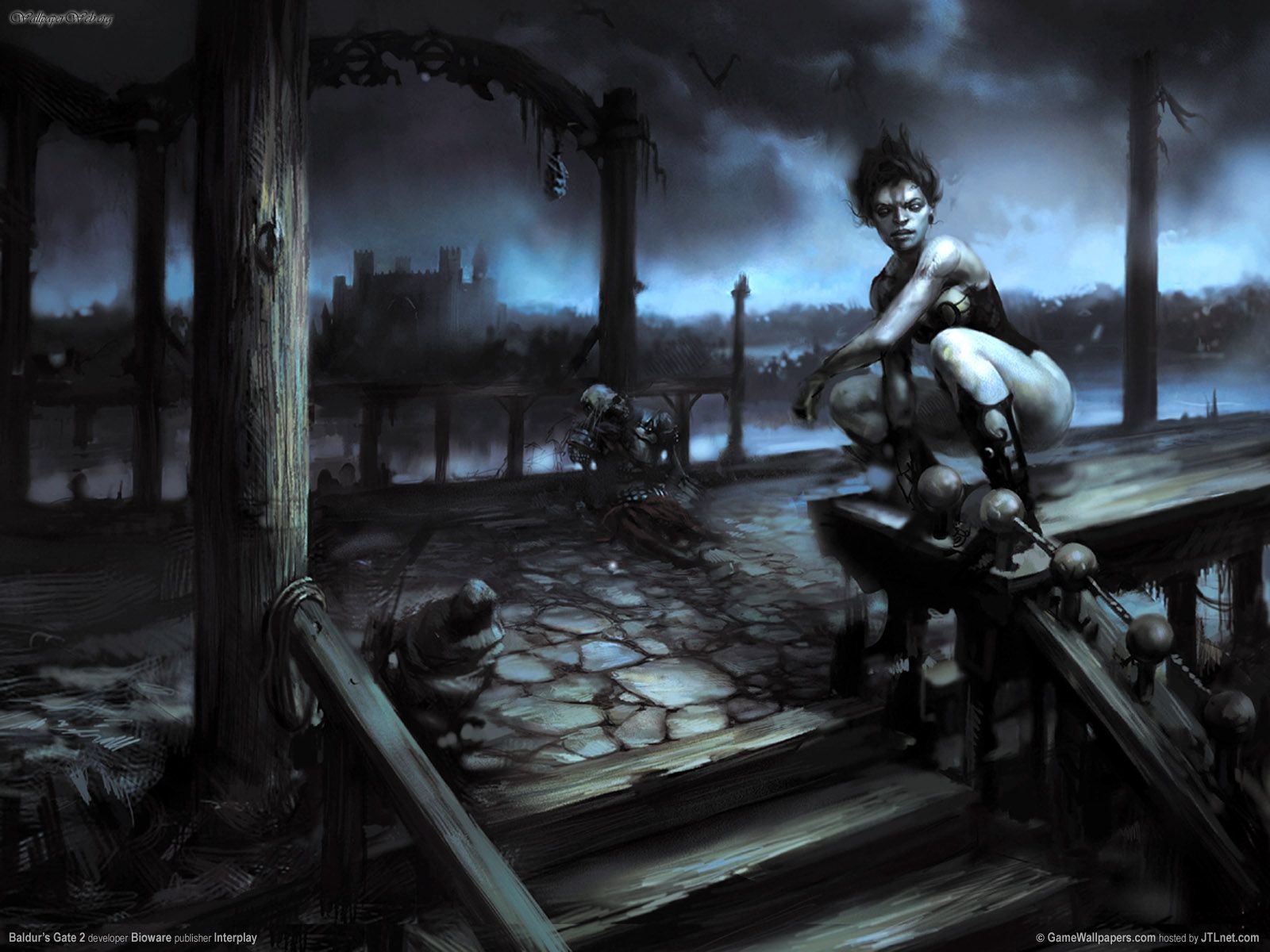 Baldurs Gate II: Shadows of Amn. Wallpaper background, Fantasy, Baldur's gate