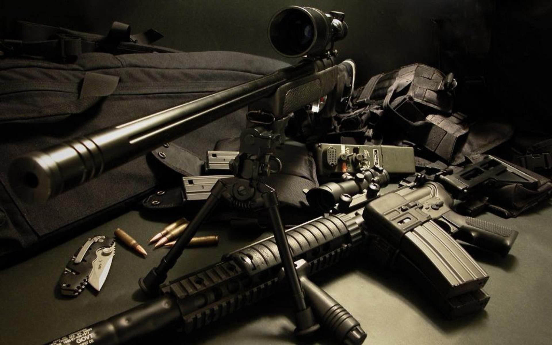 Assault Rifle military weapons guns wallpaperx1200
