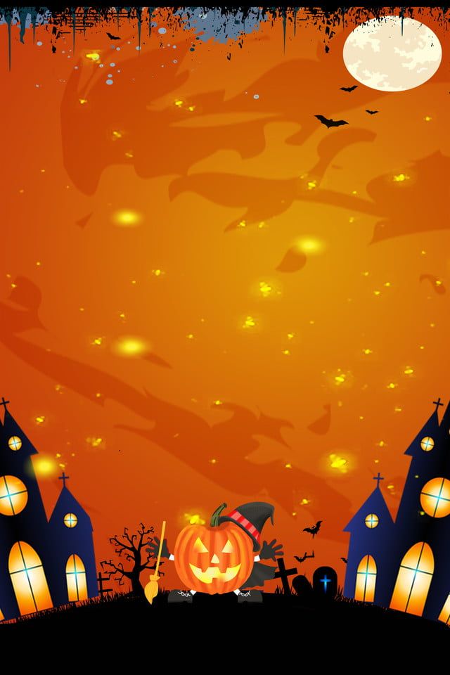 Horror Halloween Pumpkin Background, Carnival Night, Horror Poster, Halloween Display Stand Background Image for Free Download