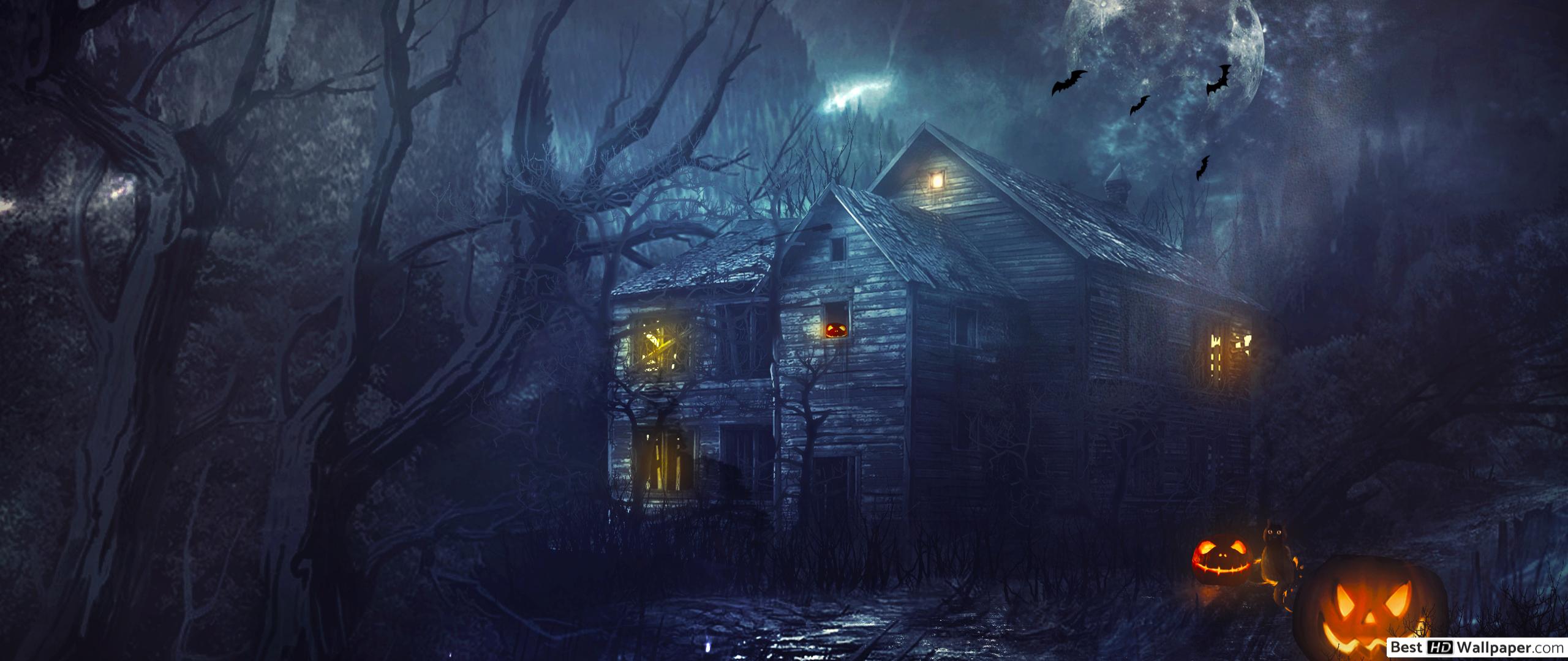 Halloween Haunted House HD wallpaper download