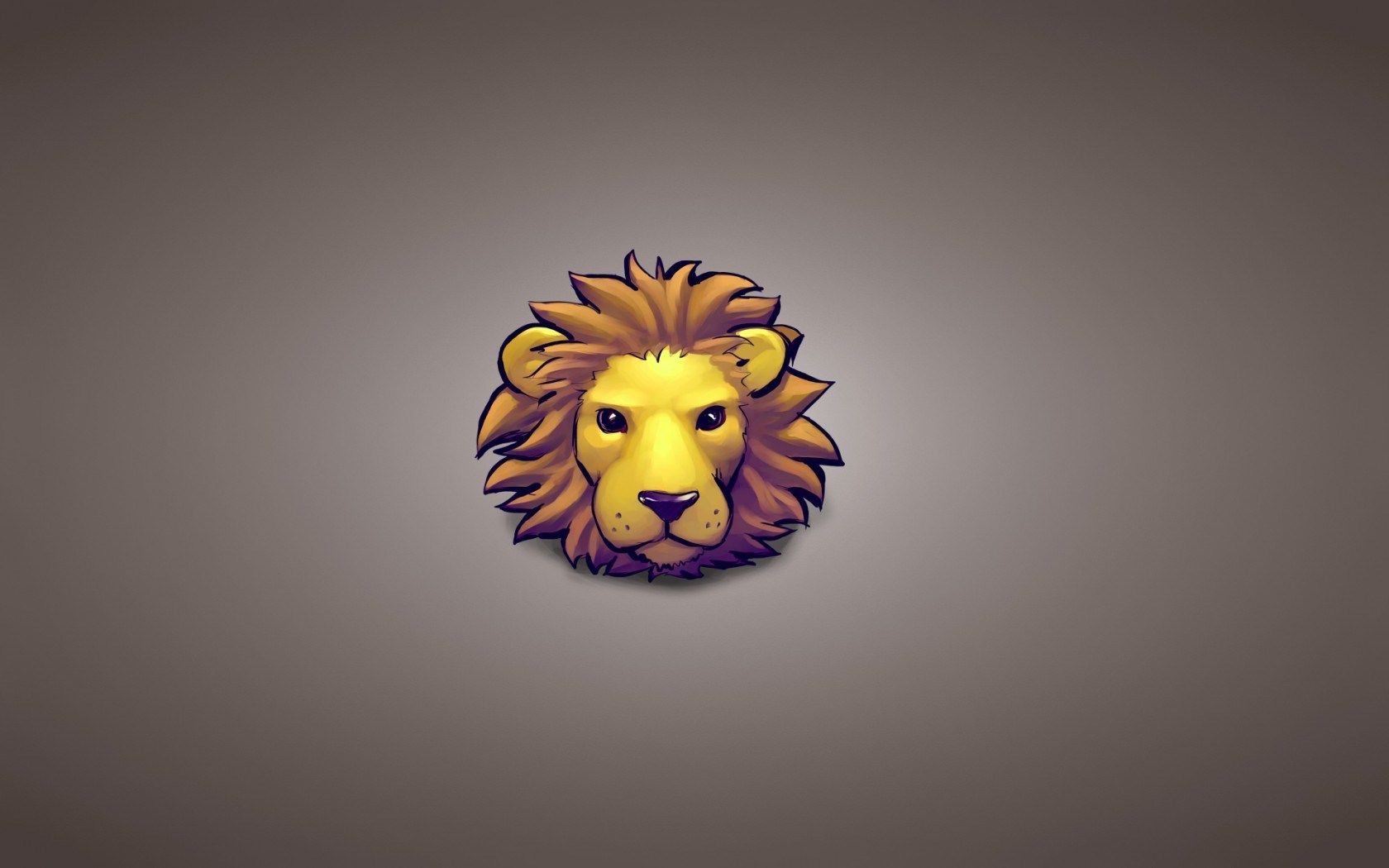 Minimalist Lion Wallpaper
