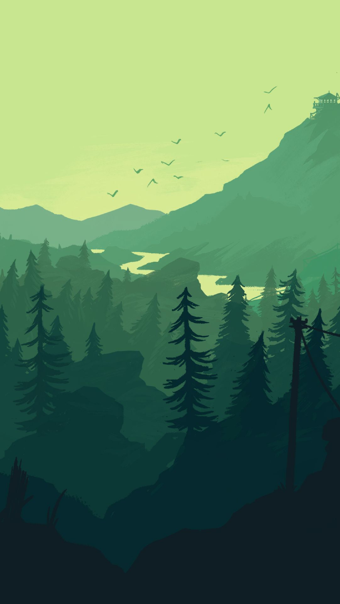 Minimalist Forest Wallpapers - Wallpaper Cave