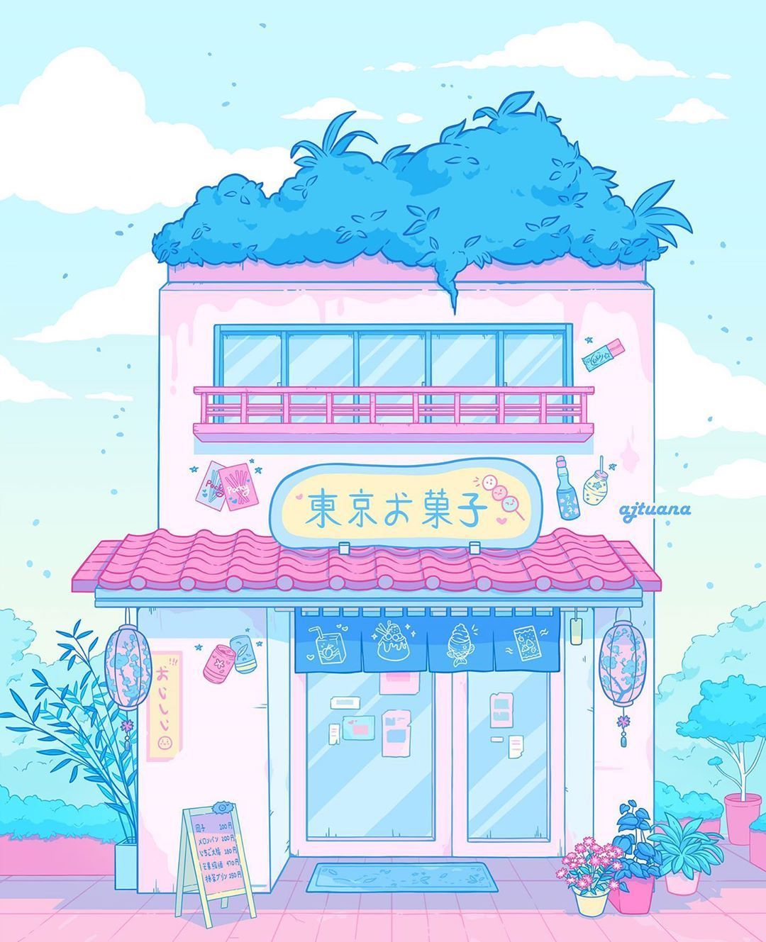 AJ Tuana ☾ ✧ on Instagram: “Tokyo Sweets Storefront