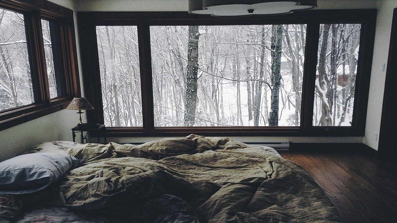 interiors, Bed, Winter, Cozy Wallpapers HD / Desktop and Mobile Backgrounds...