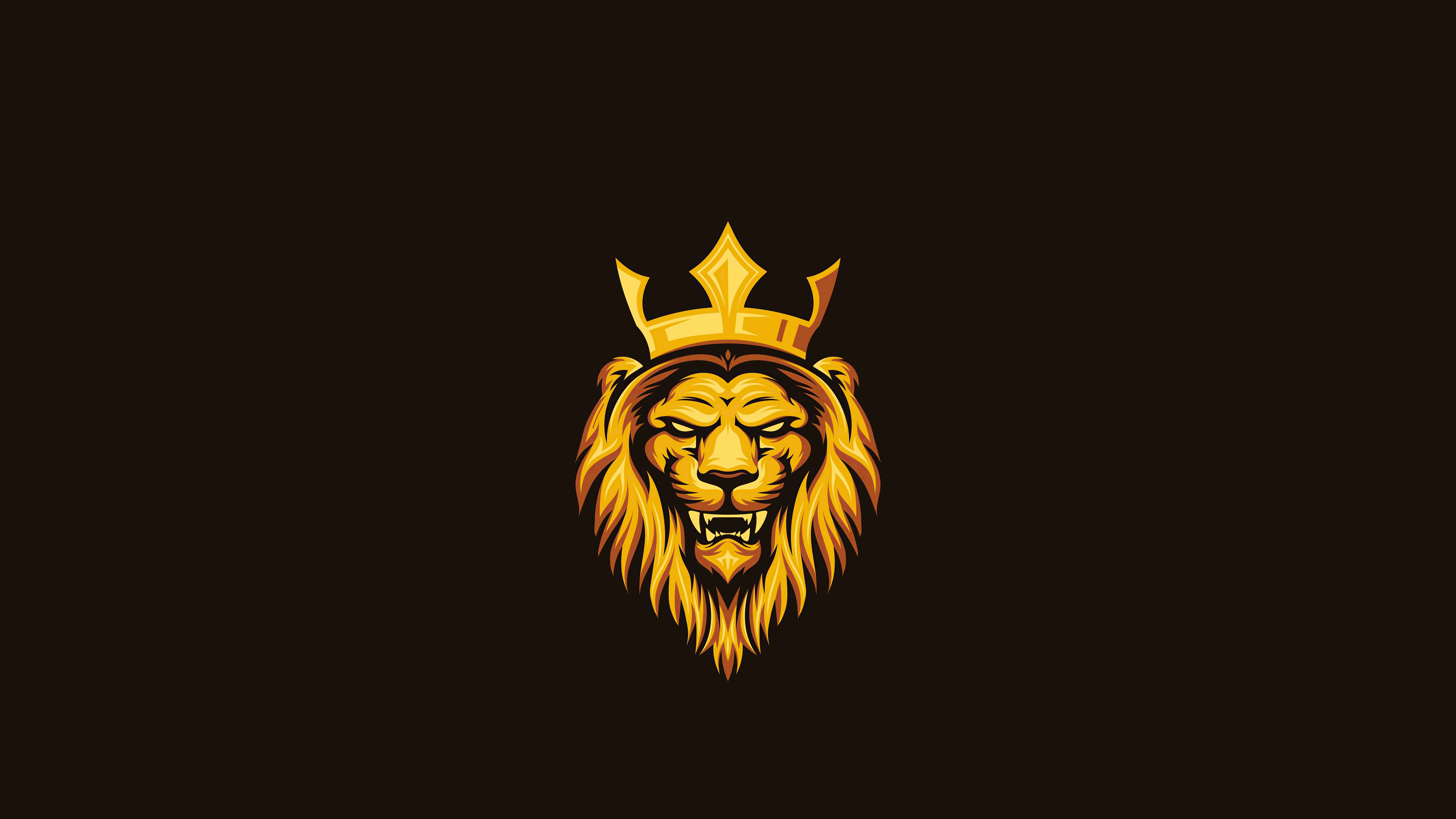 Lion King Minimal 4k 1400x900 Resolution HD 4k Wallpaper, Image, Background, Photo and Picture