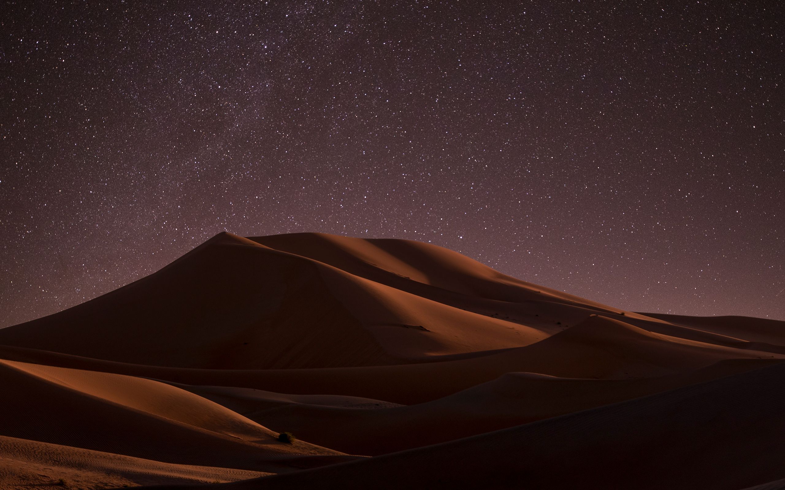 Daily Wallpaper: Desert at Night. I Like To Waste My Time