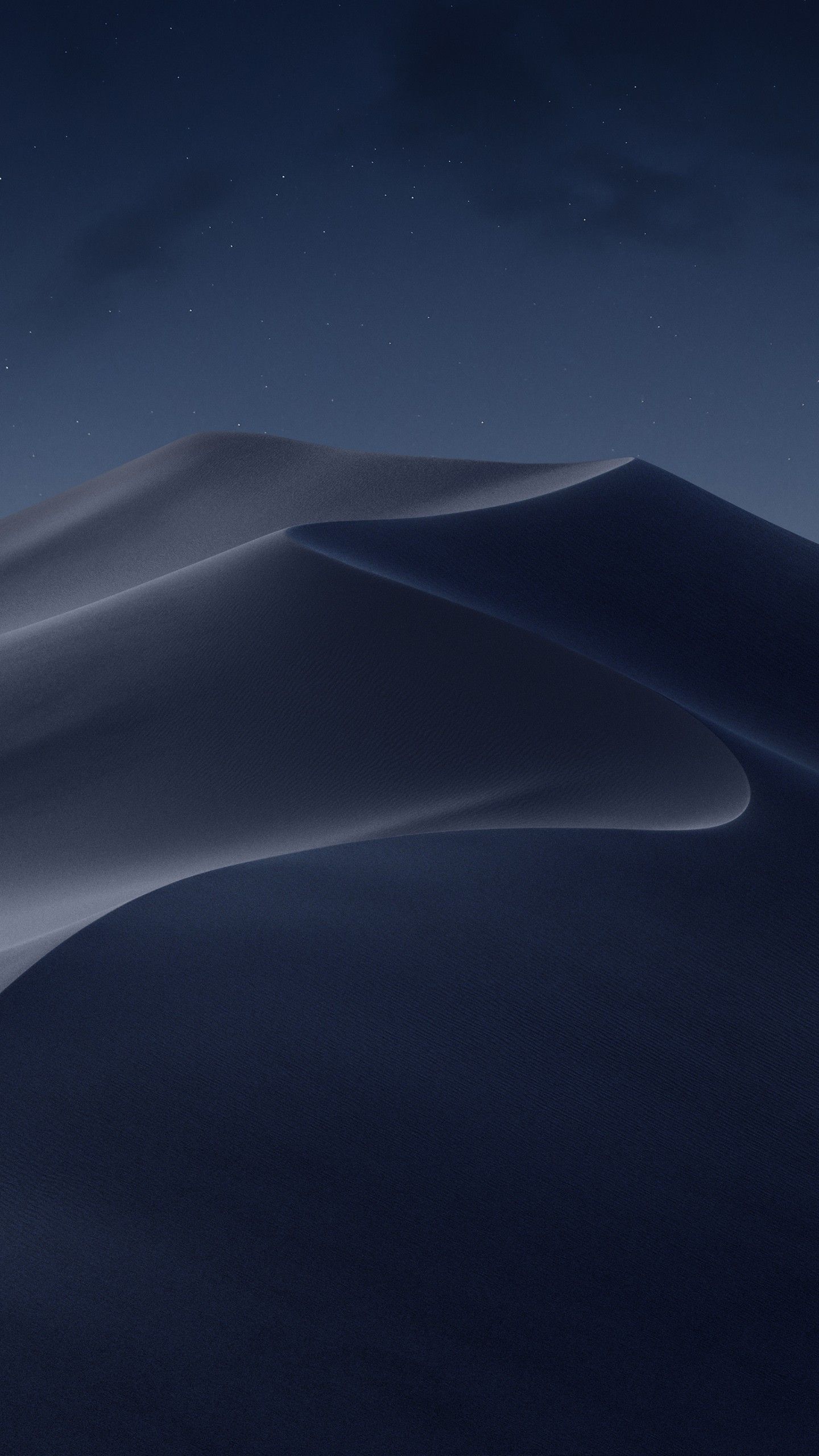 macOS Mojave Night Desert 5K Wallpaper