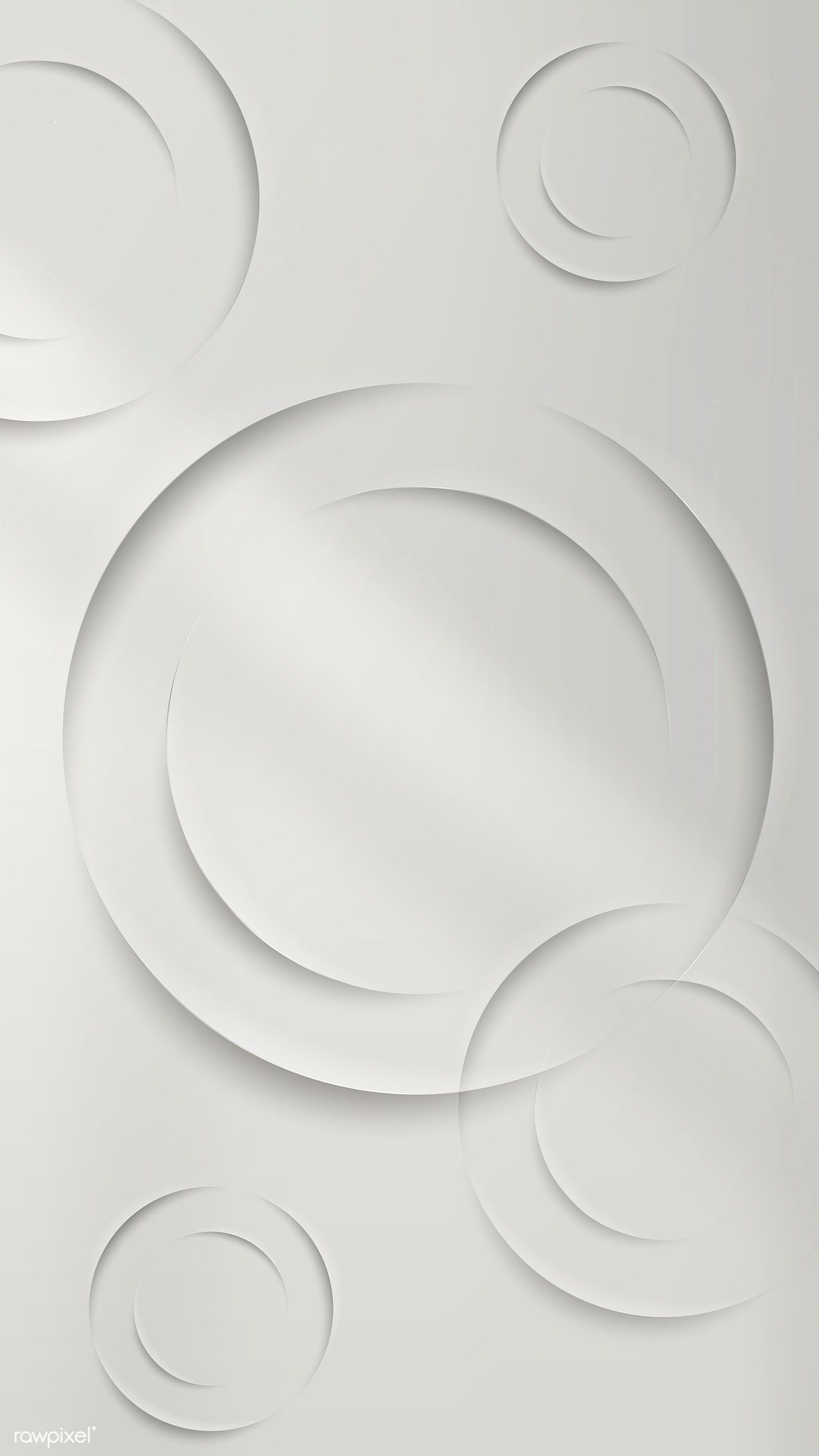 Download premium vector of White circles with drop shadow mobile phone. Drop shadow, Phone wallpaper, Shadow